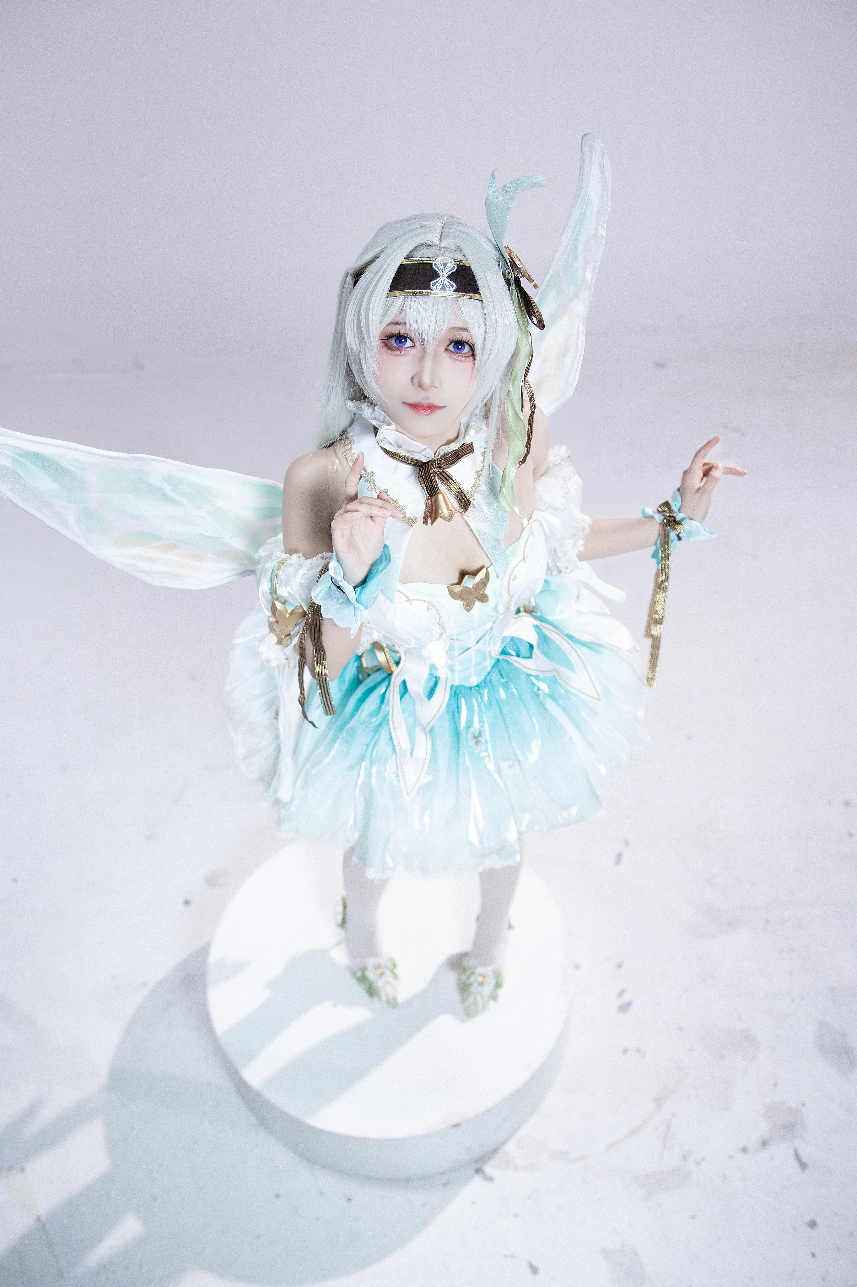 【崩坏星穹铁道流萤cos】精灵公主同人的棚拍记录 - 第 1 张