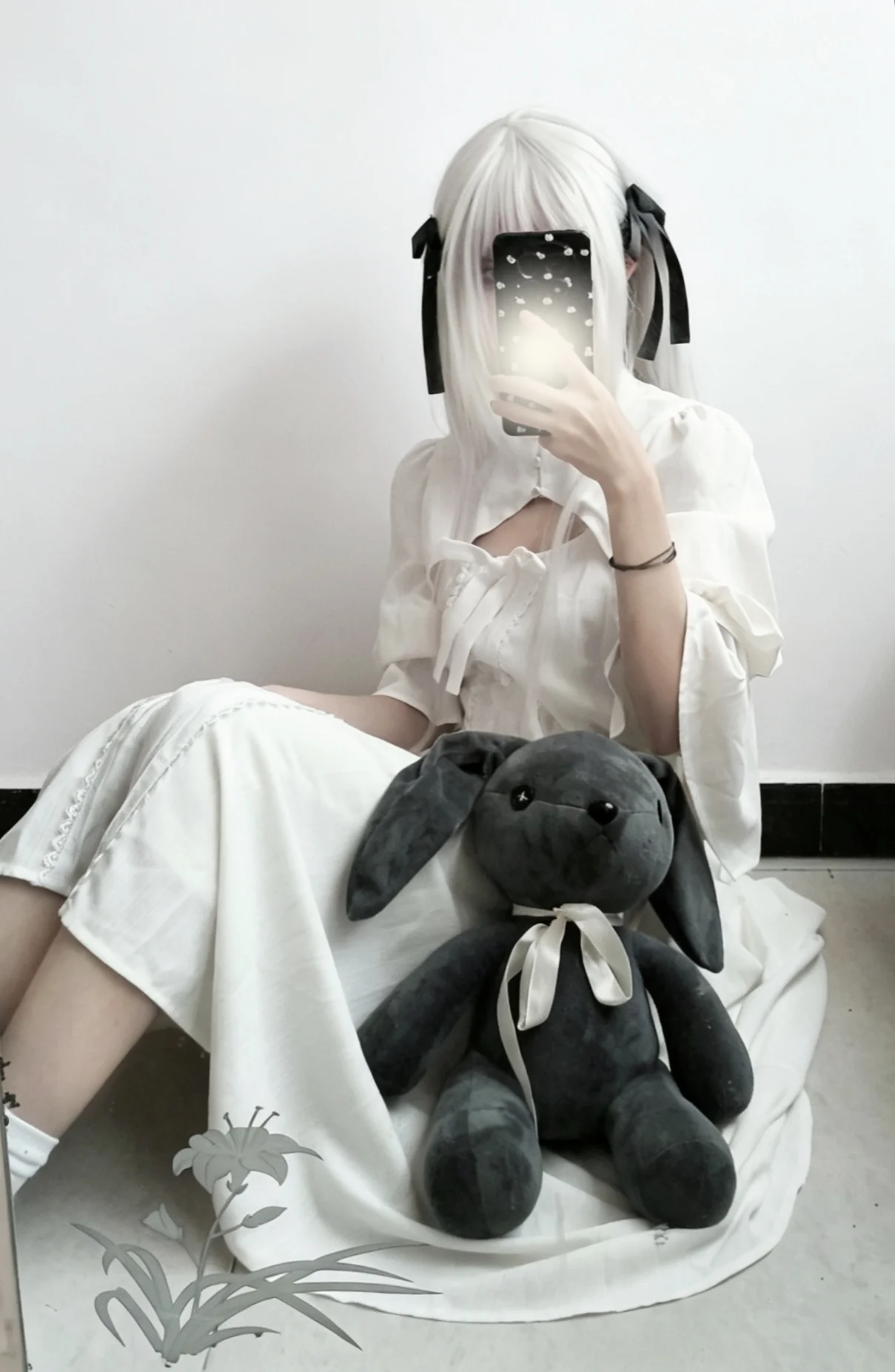 【春日野穹cos】穿过这片纯净的白，触碰悠远的苍穹 - 第3张