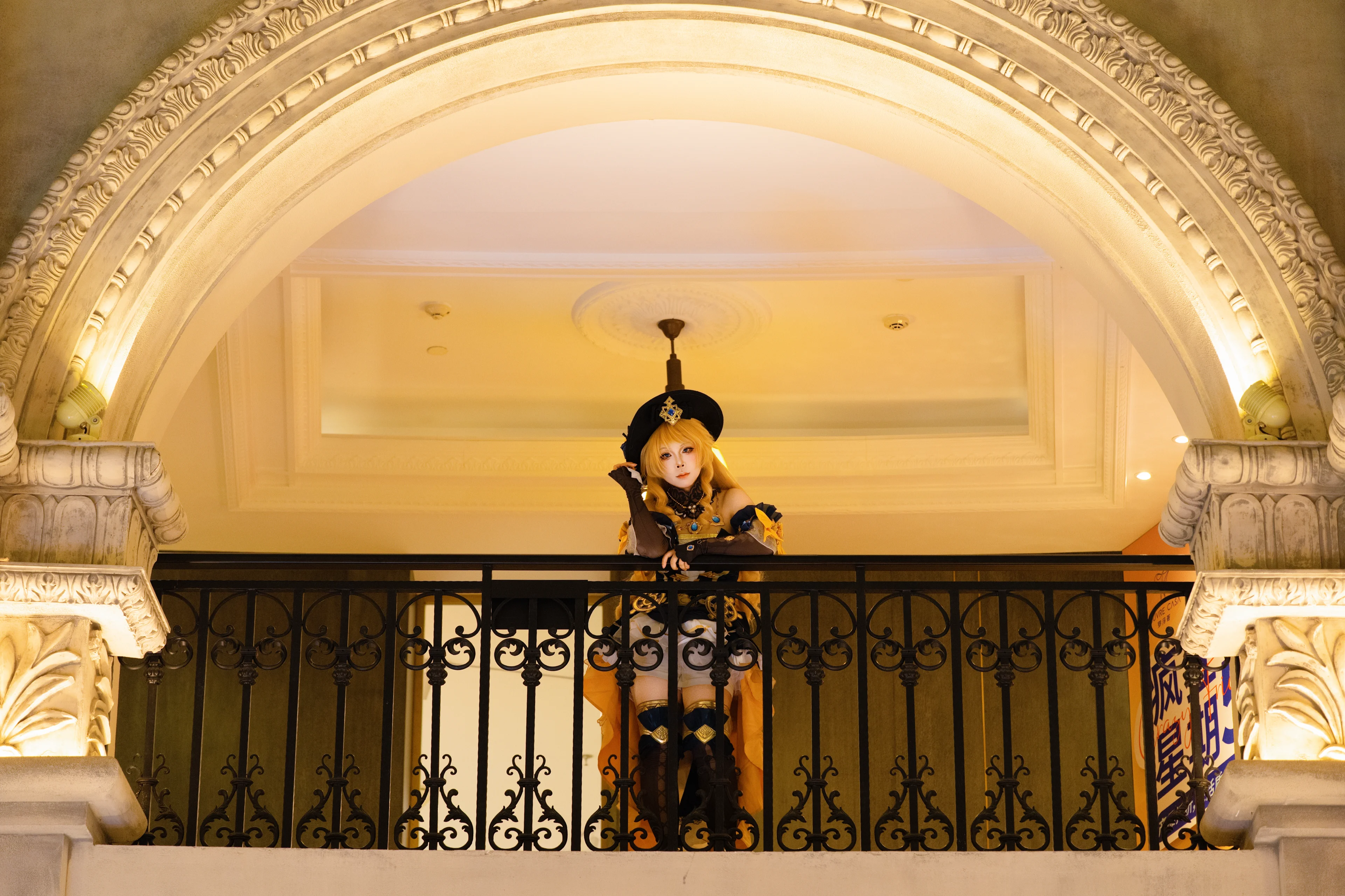 【娜維婭cos】原神刺玫會會長現身佛山羅浮宮 - 第 4 張