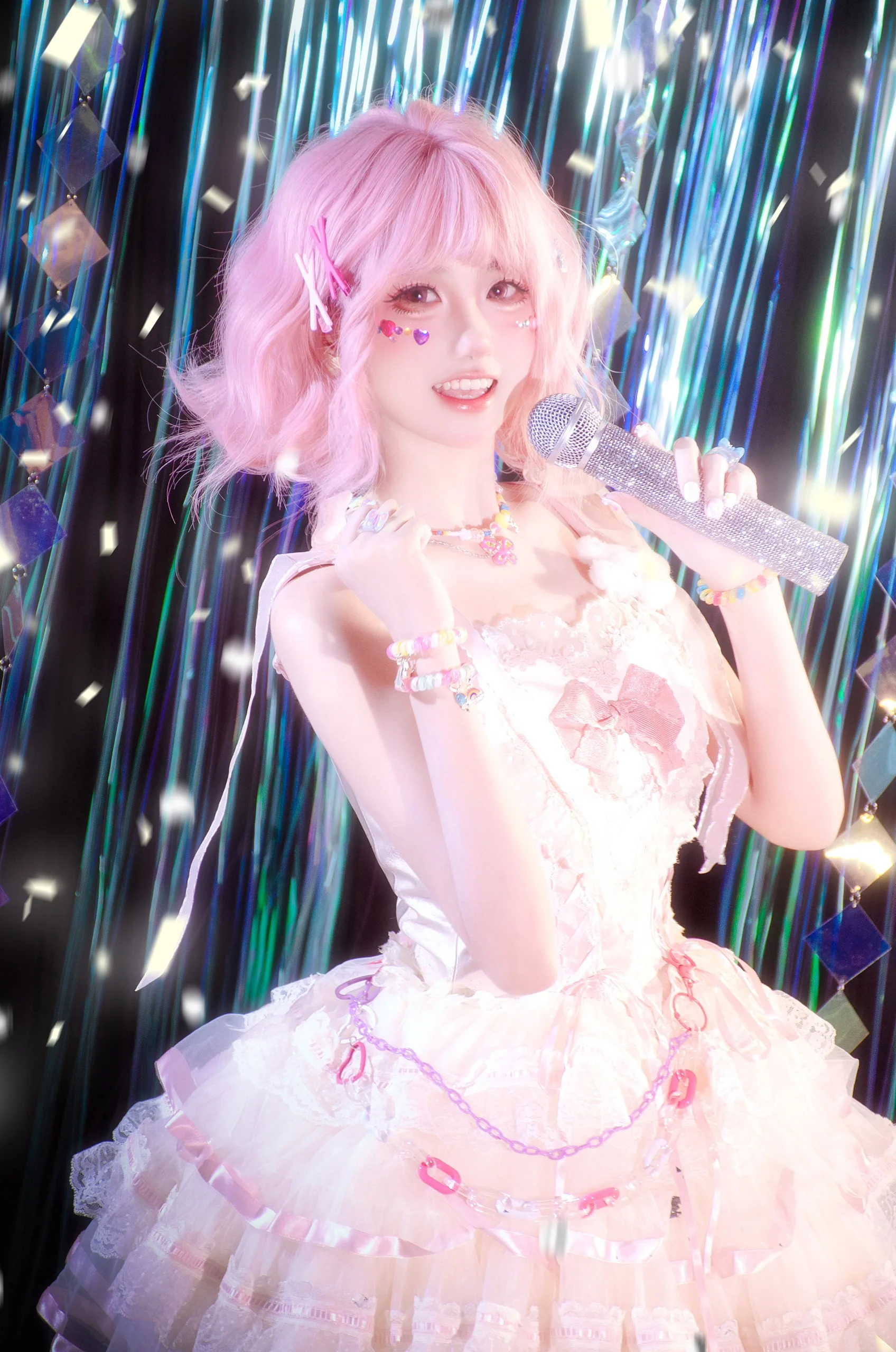 [Pink Wig and Microphone] An Underground Idol Stage Dream Realized - Image 3