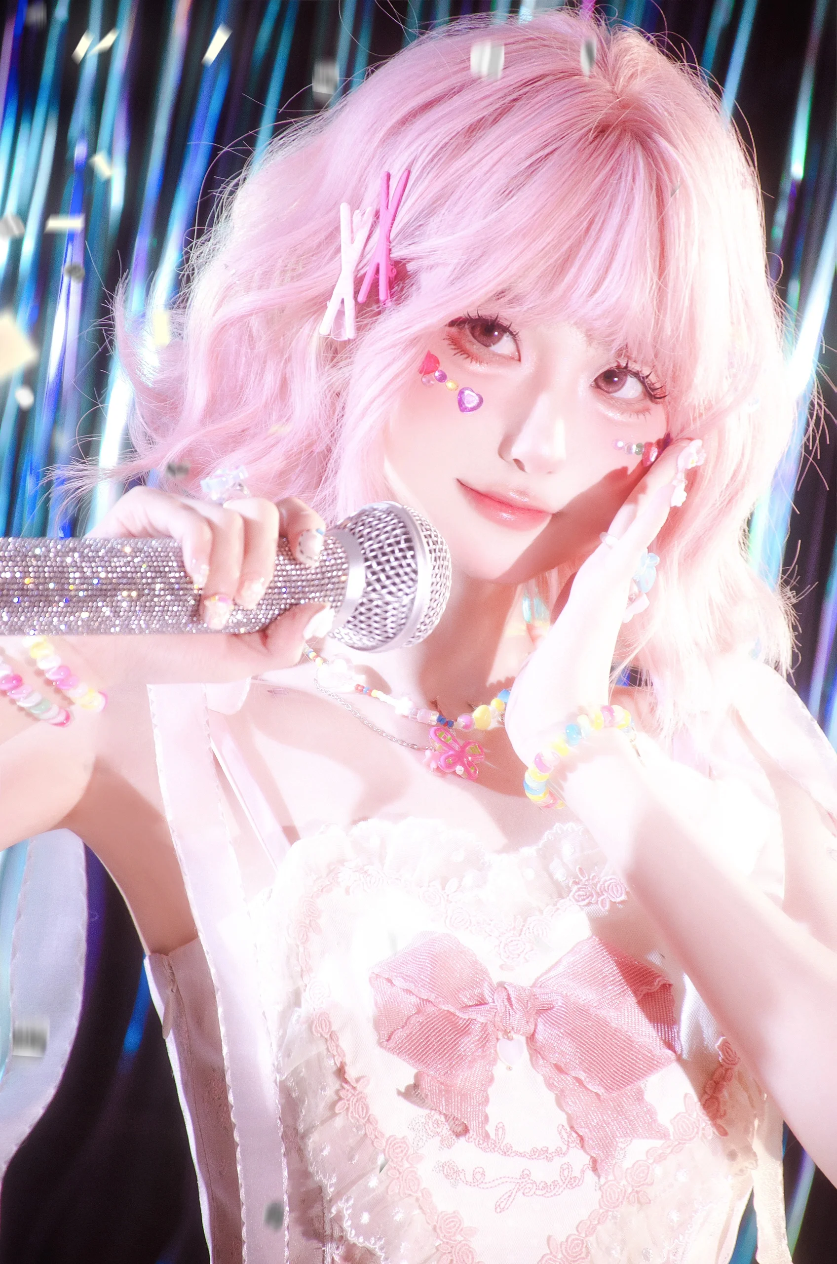 [Pink Wig and Microphone] An Underground Idol Stage Dream Realized - Image 4