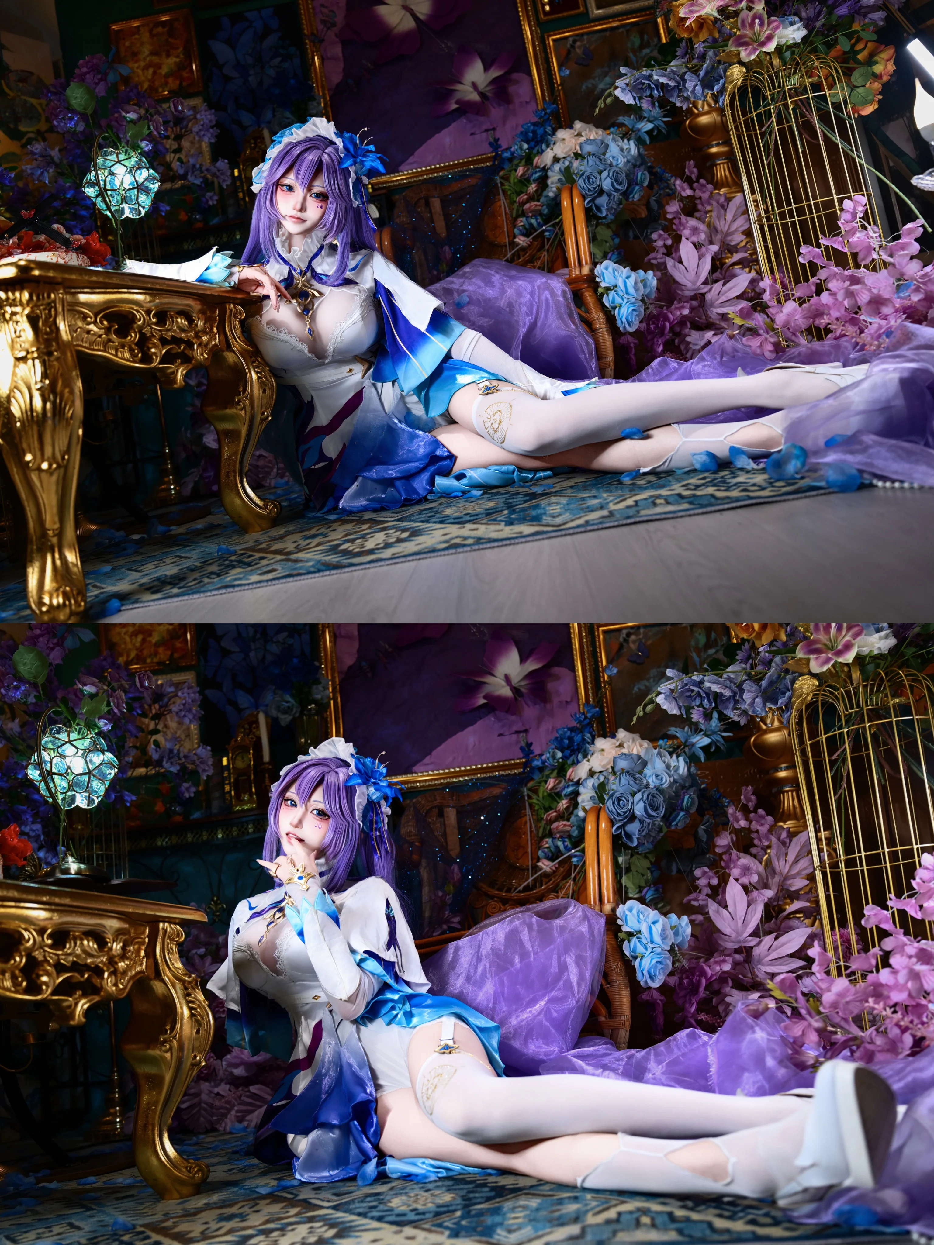 [Cantarella Fisalia cosplay] Deadly Elegance in Wuthering Waves, Like a Phantom Amidst Flowers - Image 4