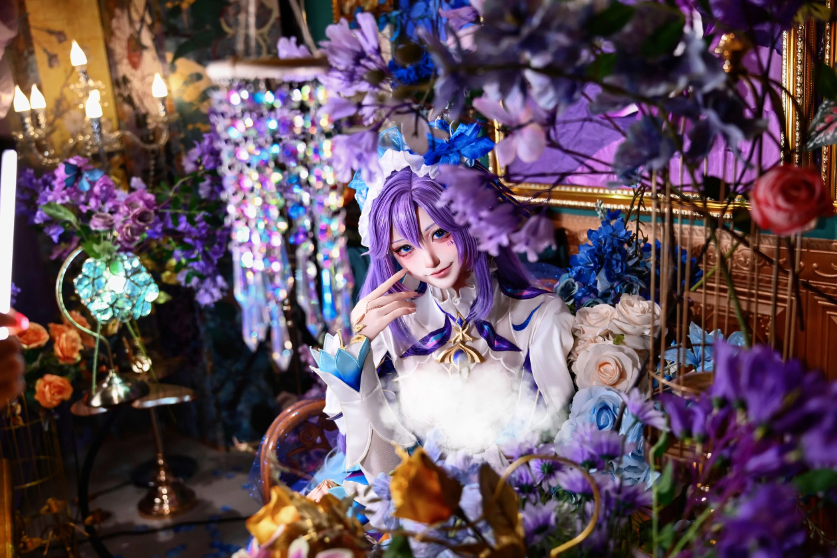 [Cantarella Fisalia cosplay] Deadly Elegance in Wuthering Waves, Like a Phantom Amidst Flowers - Image 5