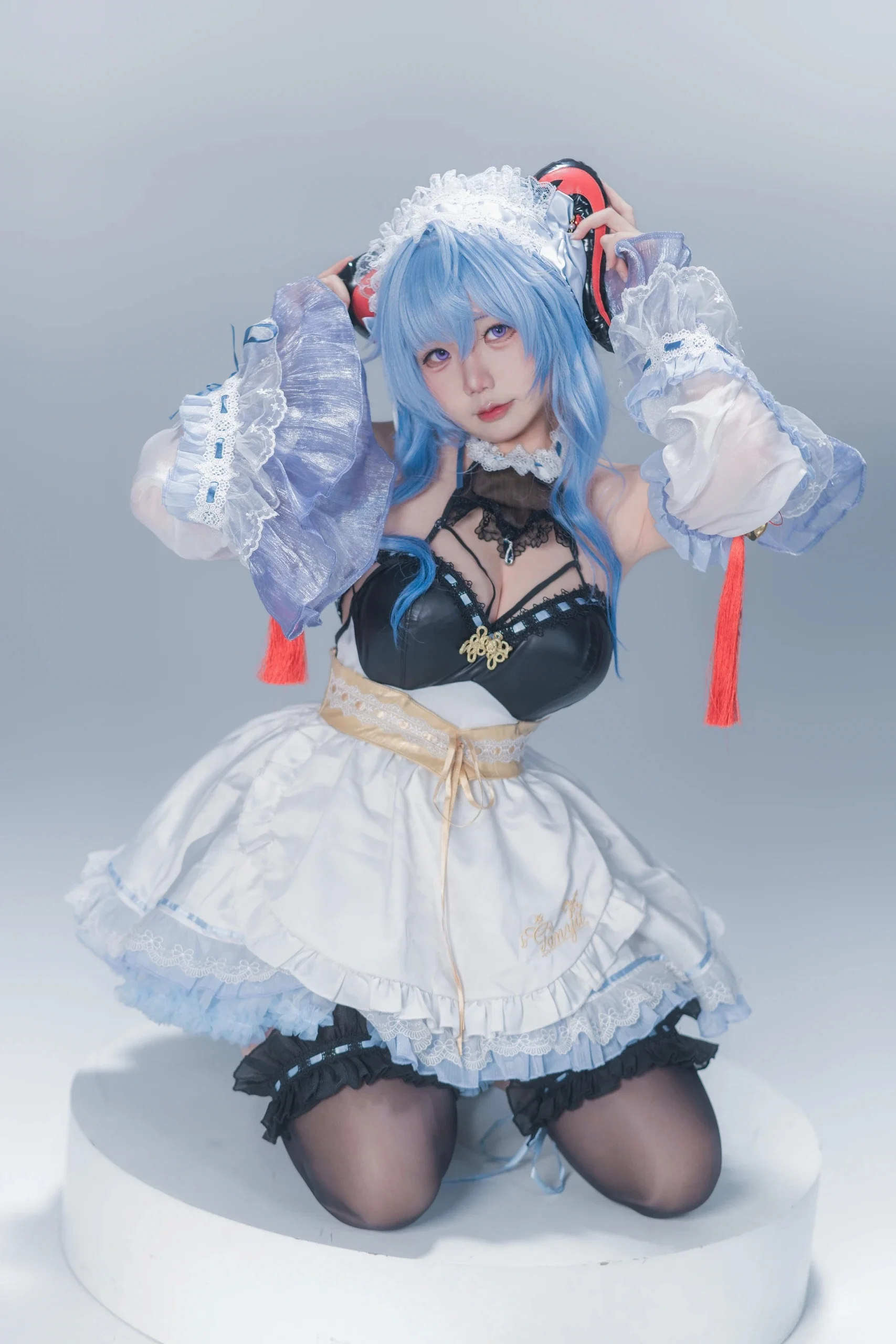 【甘雨cos】璃月秘书的现代茶会女仆造型 - 第 2 张