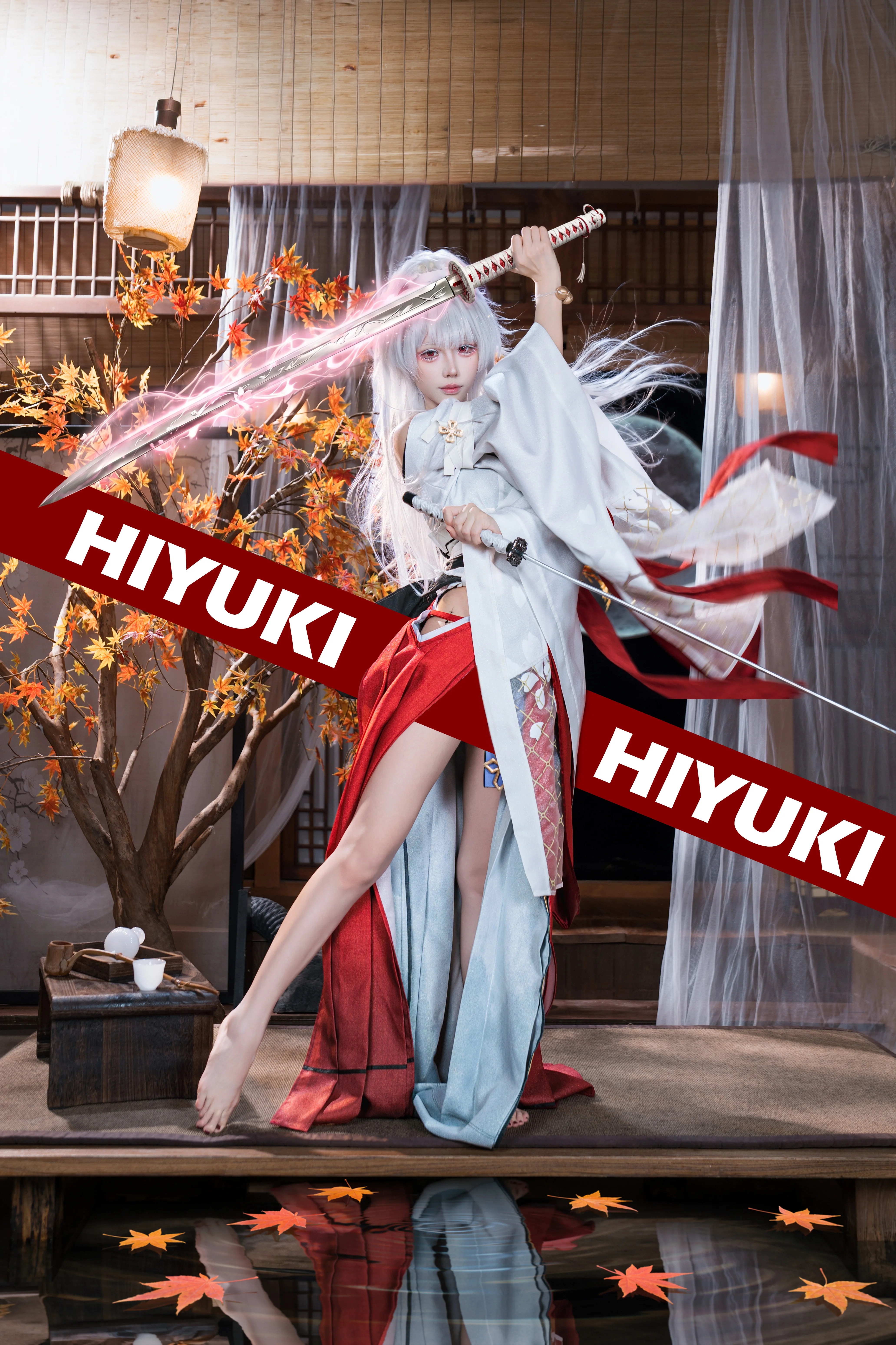 【绯雪cos】鸣潮的红枫月色，一剑斩断秋思 - 第 6 张