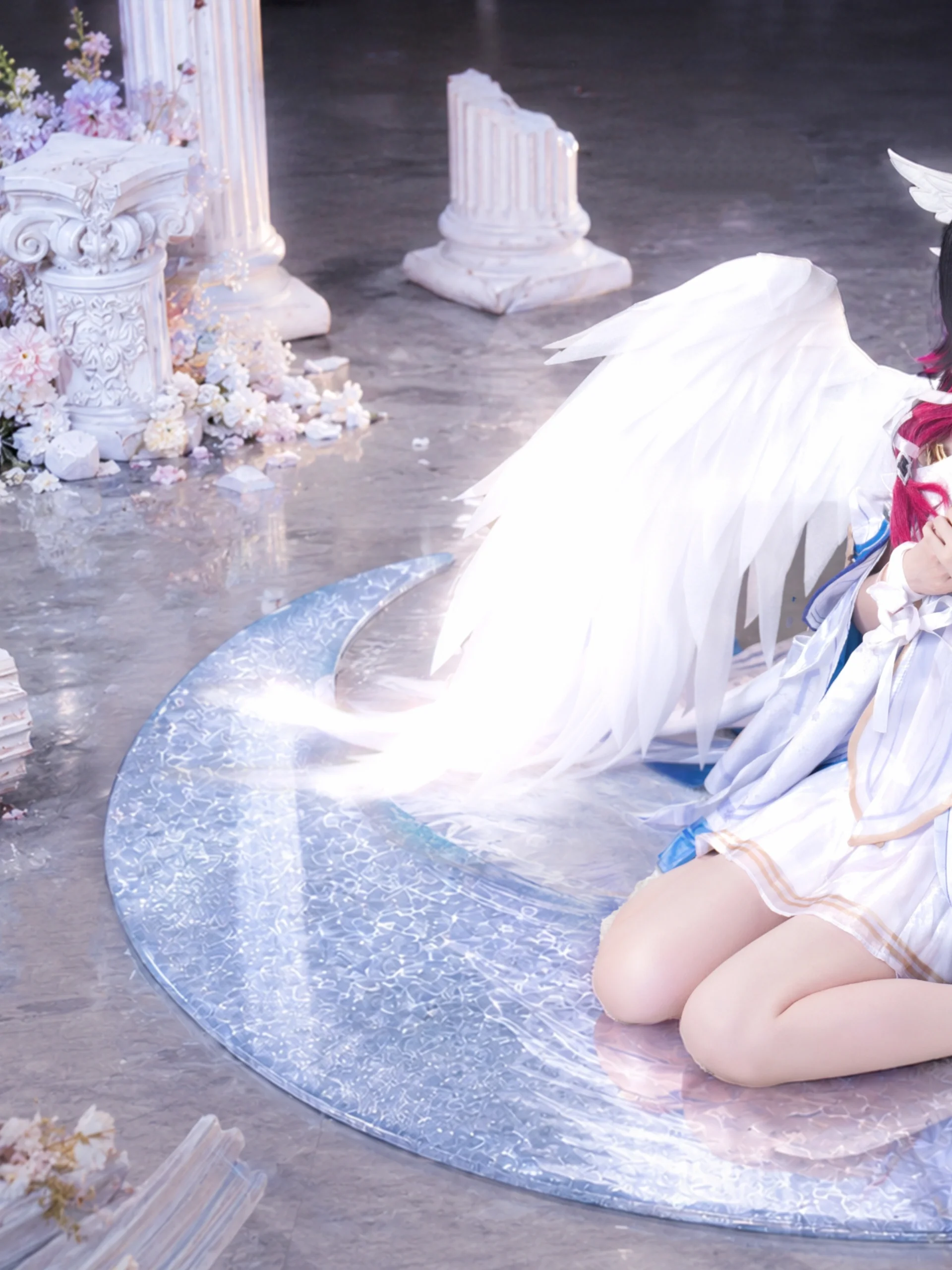 【コロンビーナ コスプレ】原神の天使、私の三日月ロッキングチェアに座ってみない？ - 2 枚目