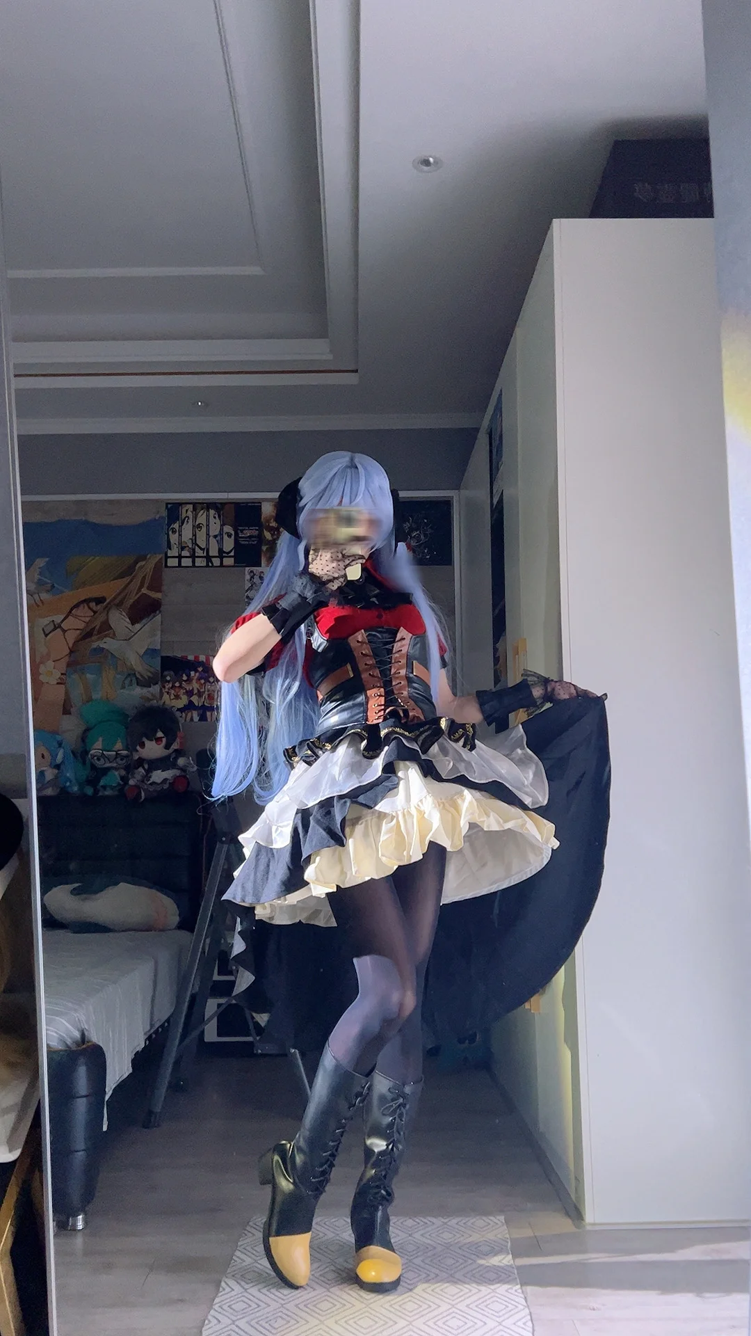 【豊川祥子 コスプレ】アヴェムジカのダークな世界観、この衣装のキャラクター再現度はいかがですか？ - 2 枚目