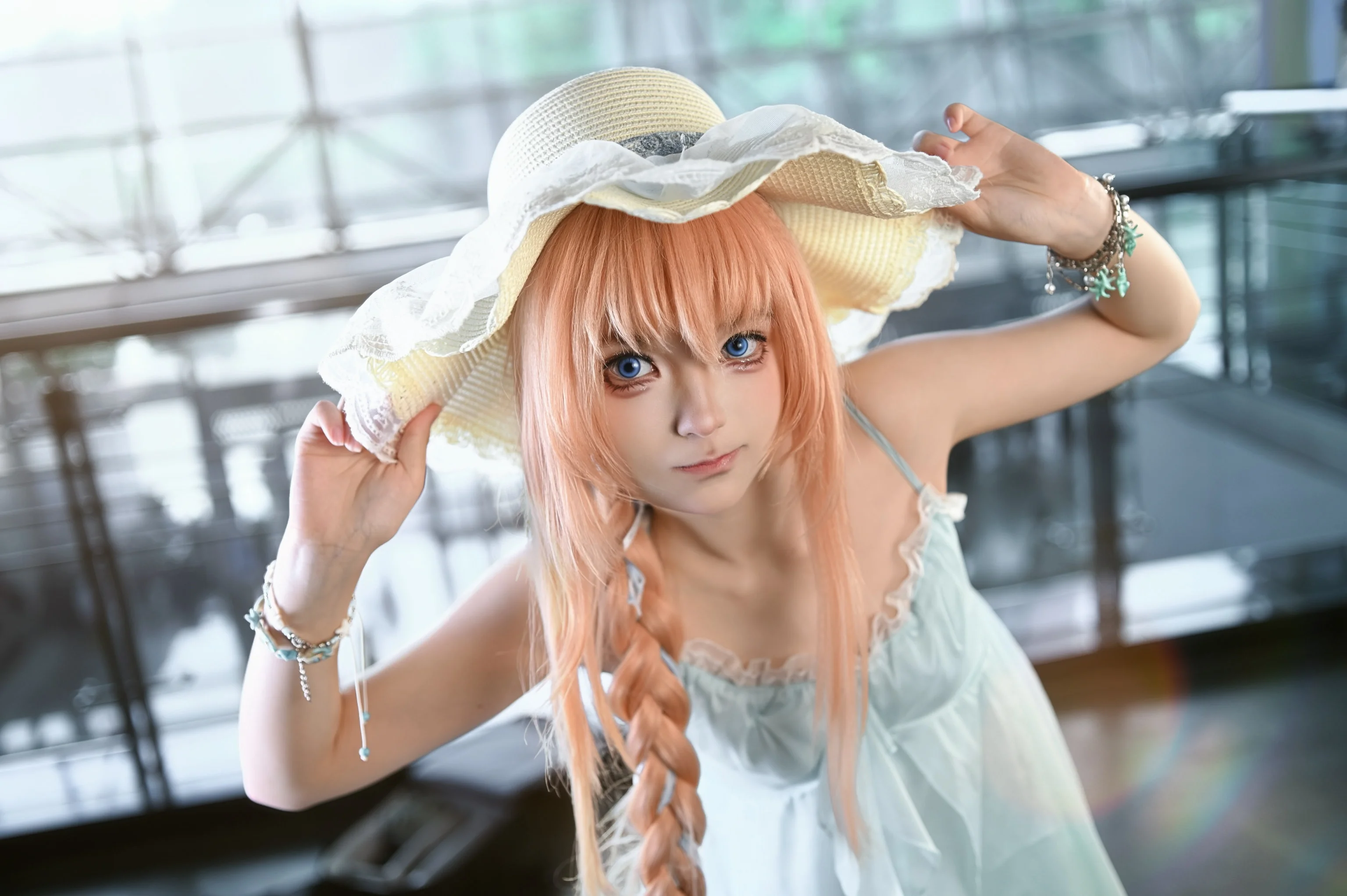【乱藤四郎cos】刀剑乱舞私设，夏日玻璃穹顶下的清新感