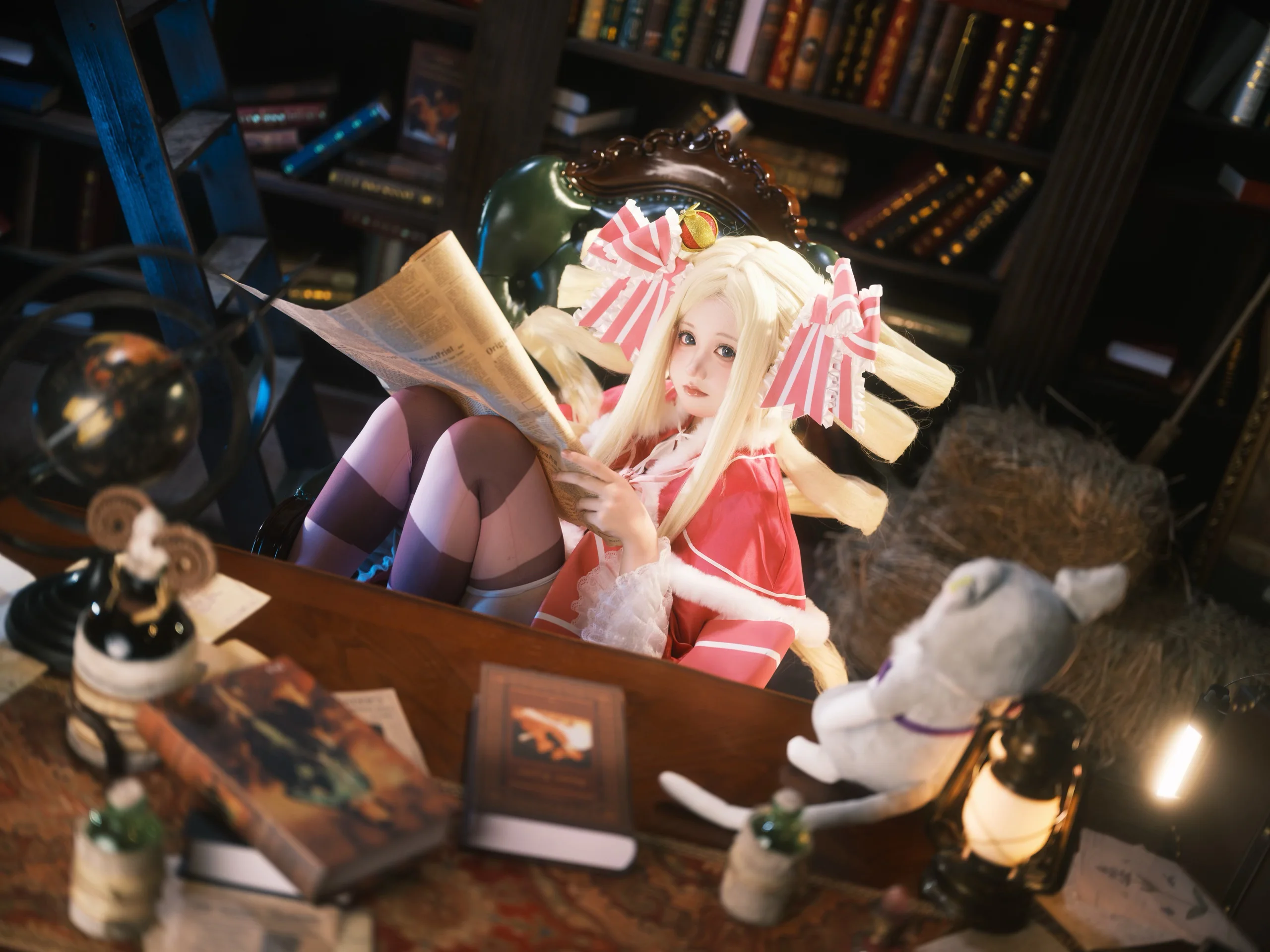 【贝蒂cos】Re0从零开始的异世界生活魔女图书馆拍摄日记 - 第 7 张