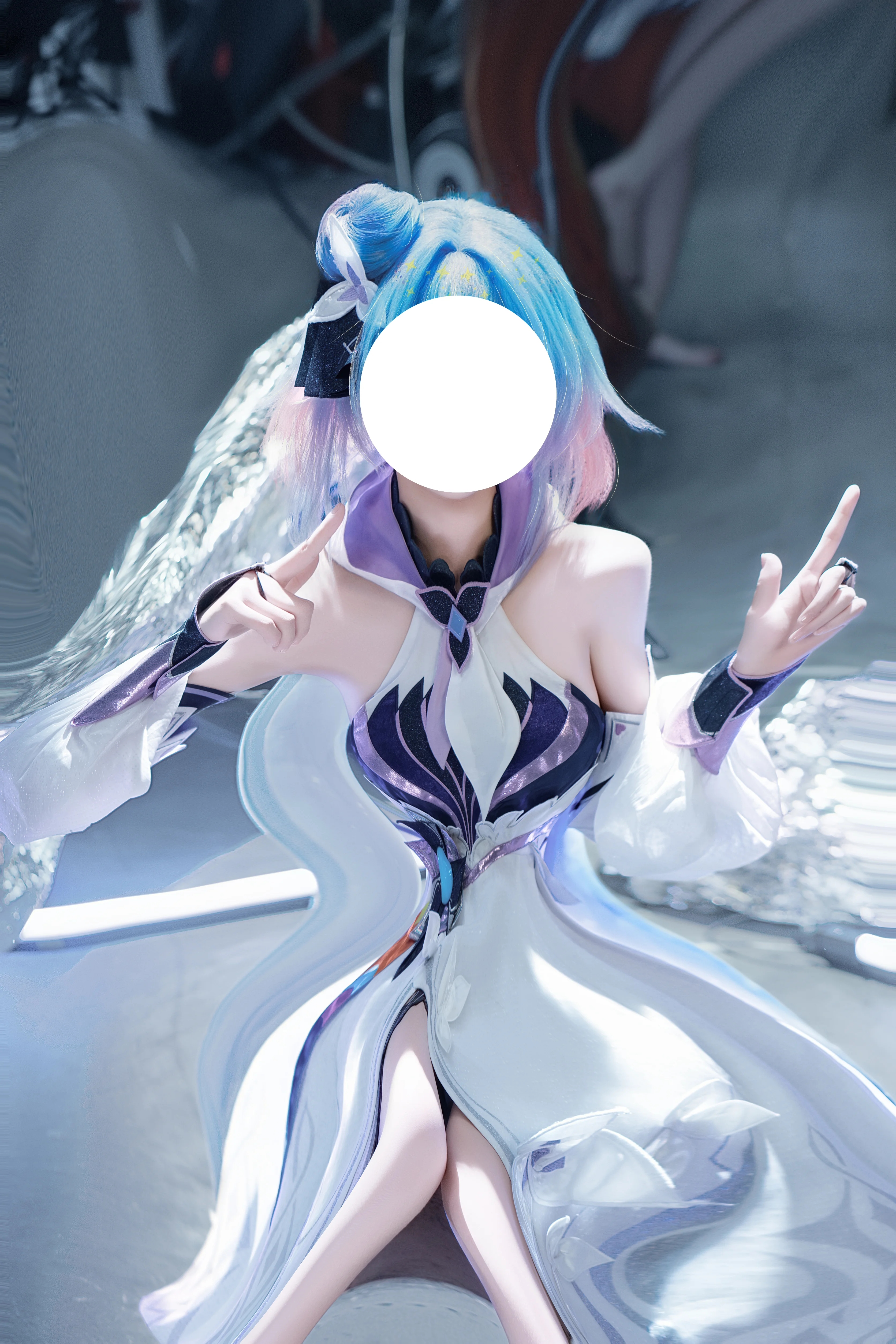 【小喬コスプレ】時の魔女の量子状態コーデ、福州FCZの会場からお届け