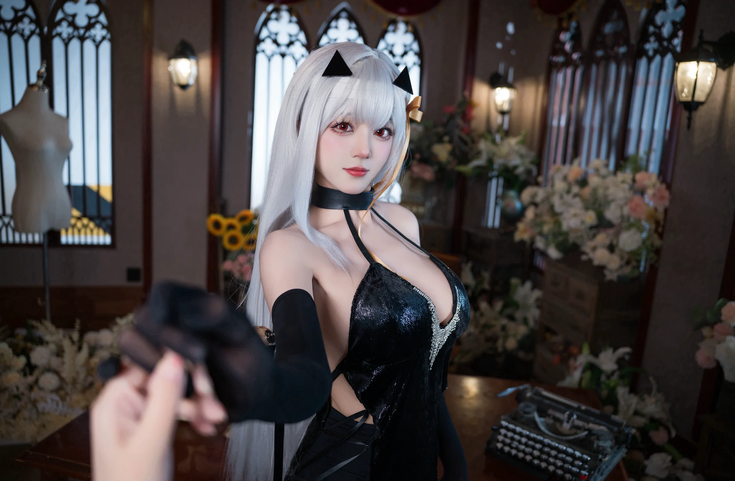 【神罚cos】Nikke胜利女神新的希望，暗黑哥特氛围感正片 - 第 1 张