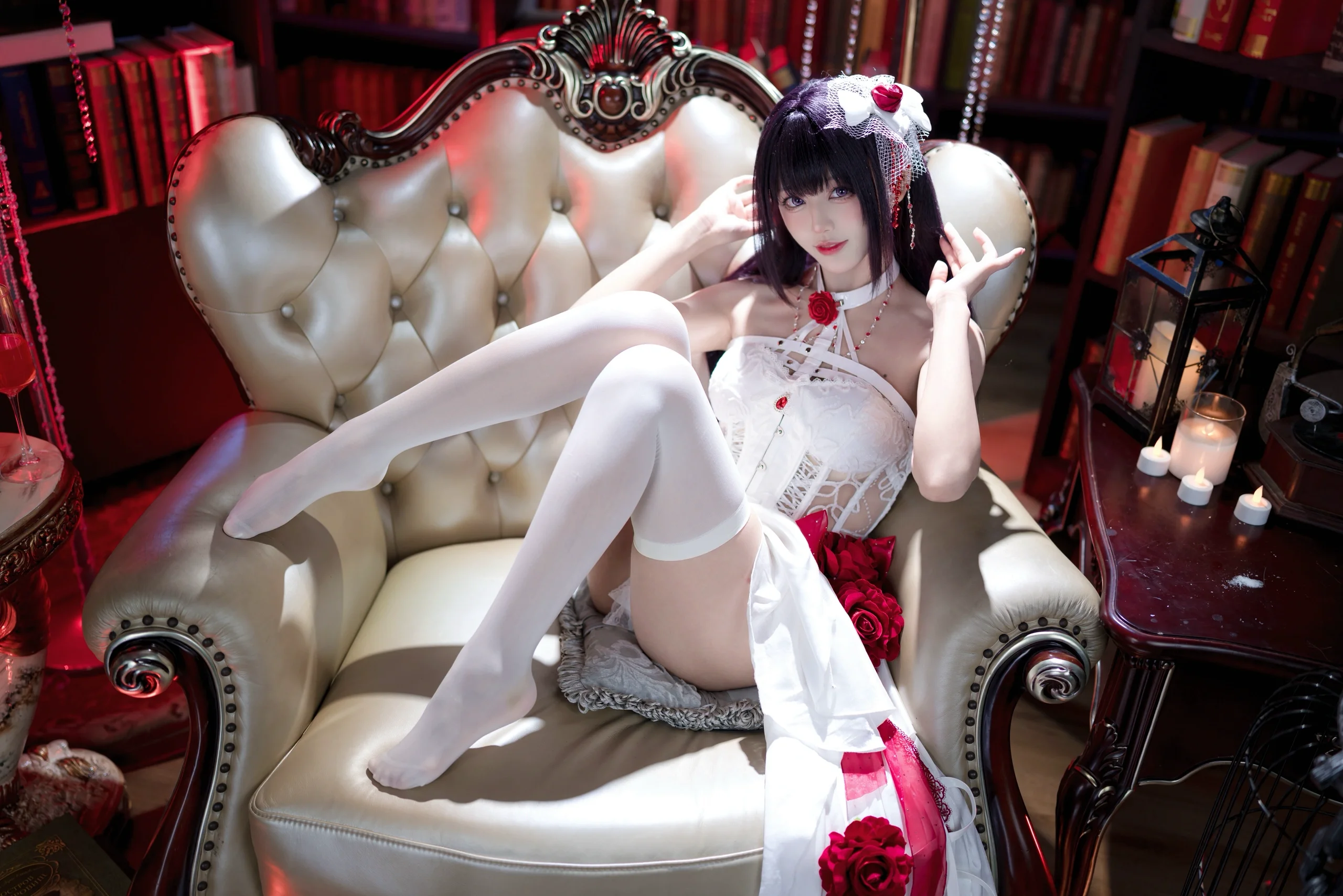 【米哈拉cos】Nikke 胜利女神 红白玫瑰的经典造型 - 第 2 张