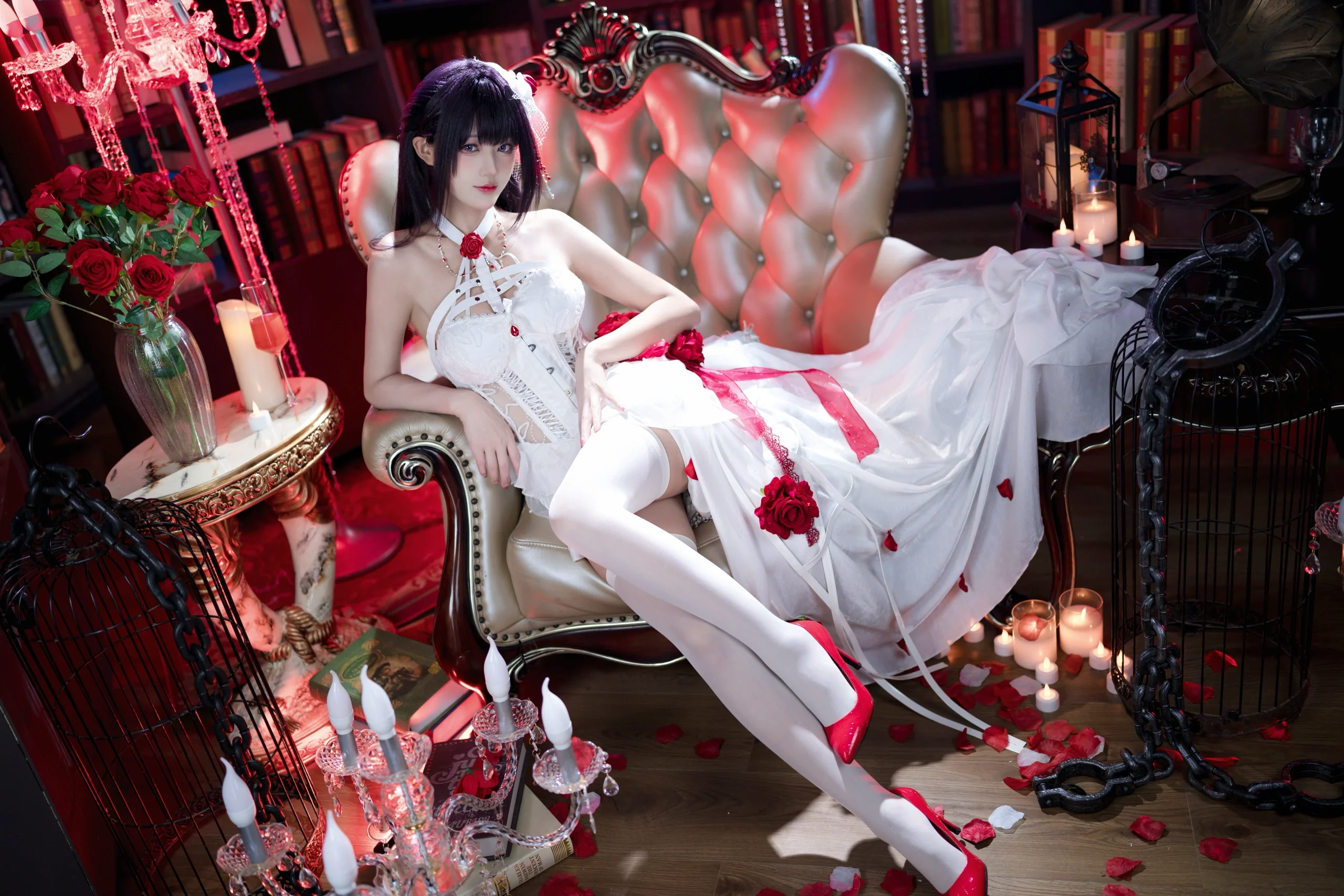 【米哈拉cos】Nikke 胜利女神 红白玫瑰的经典造型 - 第 4 张
