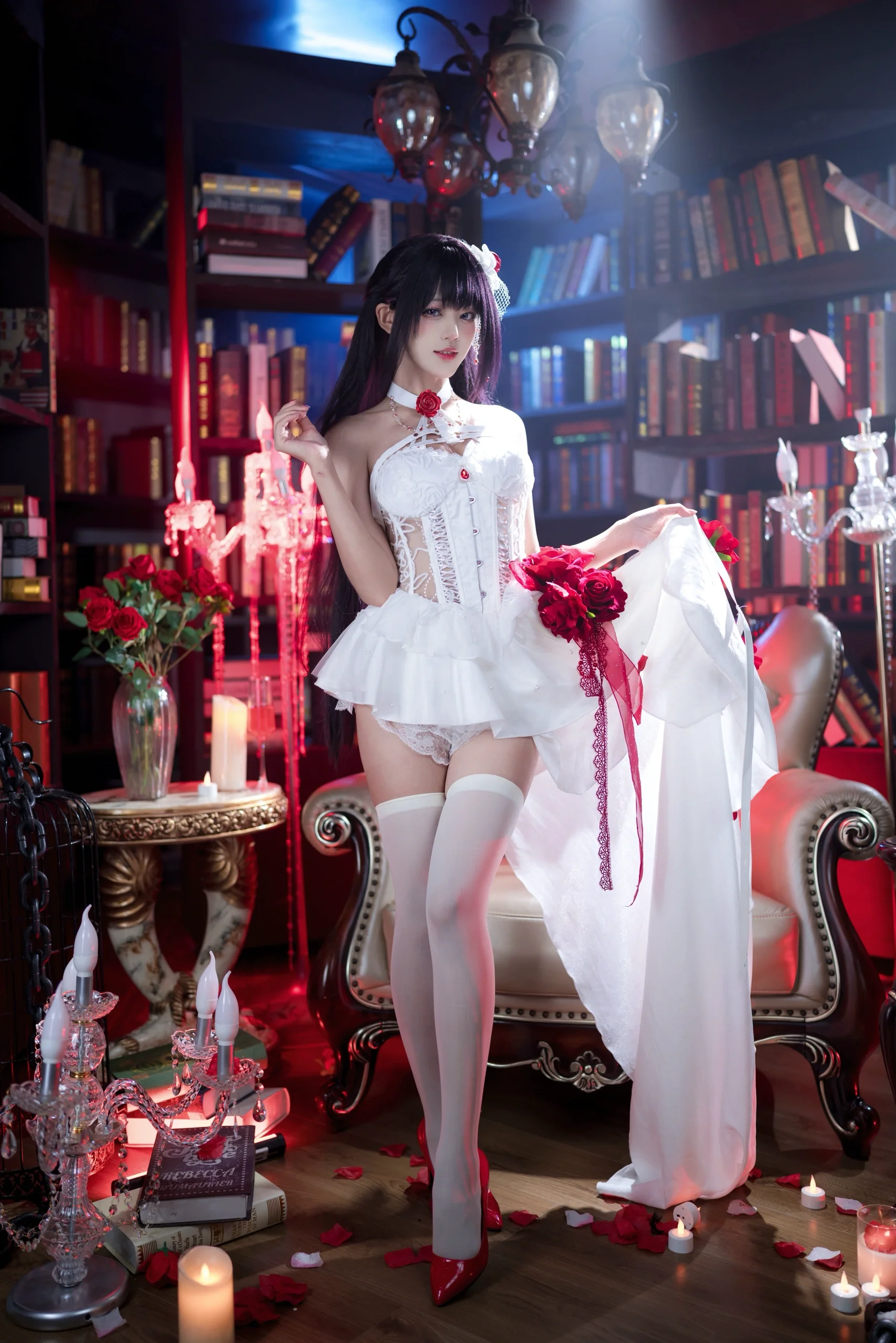 【米哈拉cos】Nikke 胜利女神 红白玫瑰的经典造型 - 第 5 张
