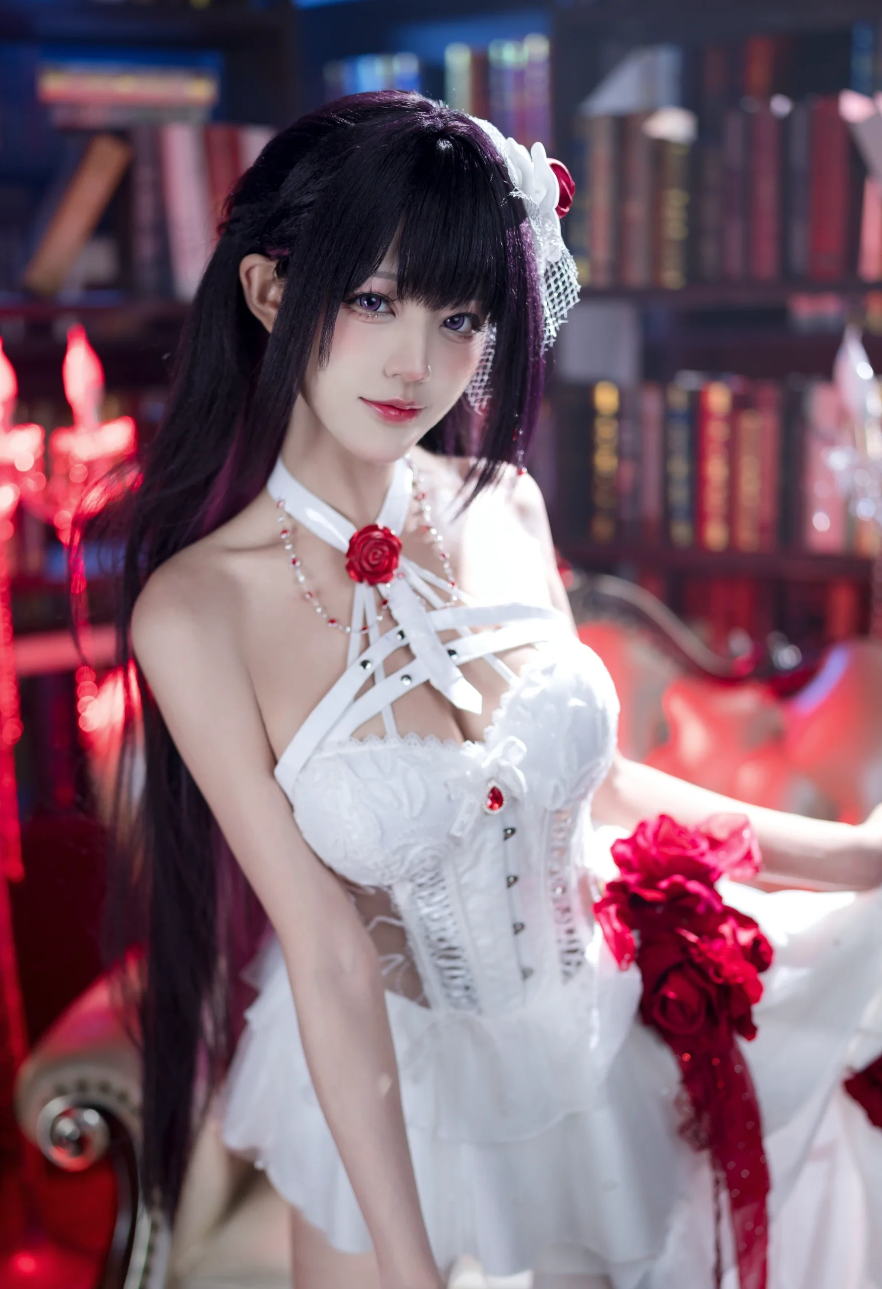 【米哈拉cos】Nikke 胜利女神 红白玫瑰的经典造型 - 第 6 张