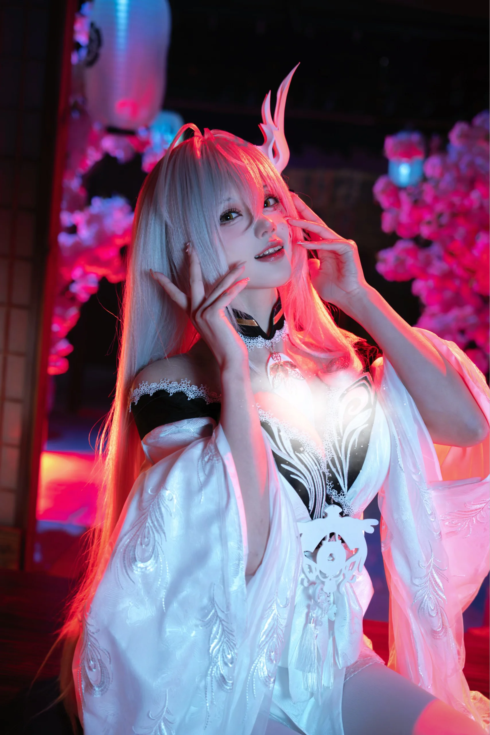【白凤cos】碧蓝航线的和风夜，这一瞬的静谧属于你 - 第 3 张