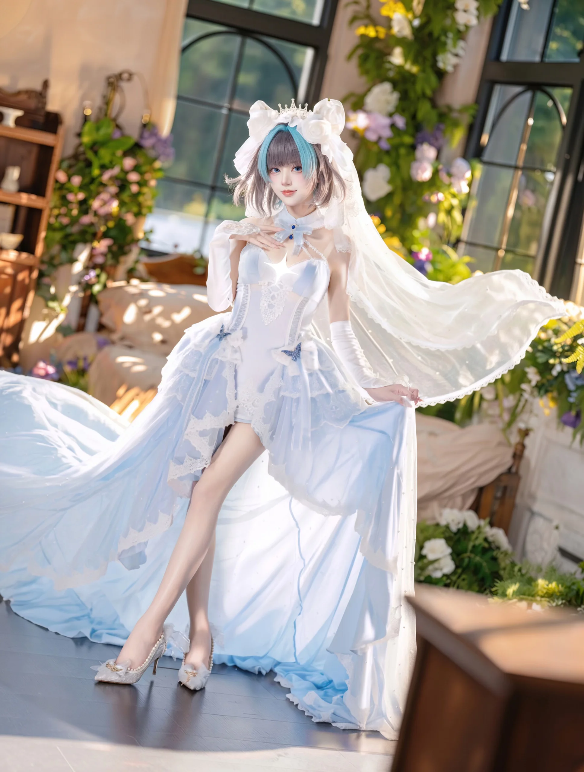 【柴郡cos】碧蓝航线里的梦幻花嫁时刻