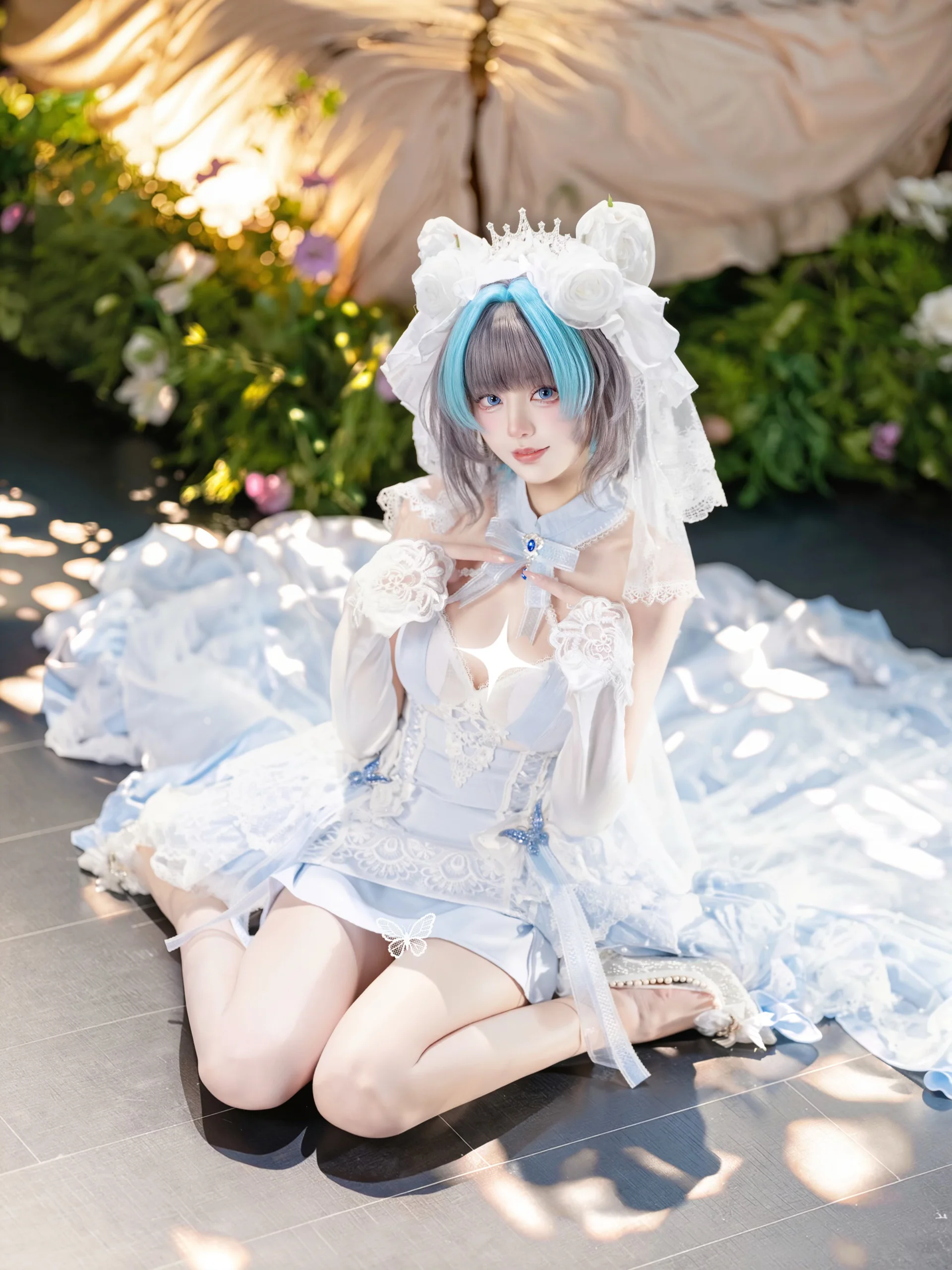 【柴郡cos】碧蓝航线里的梦幻花嫁时刻 - 第 2 张
