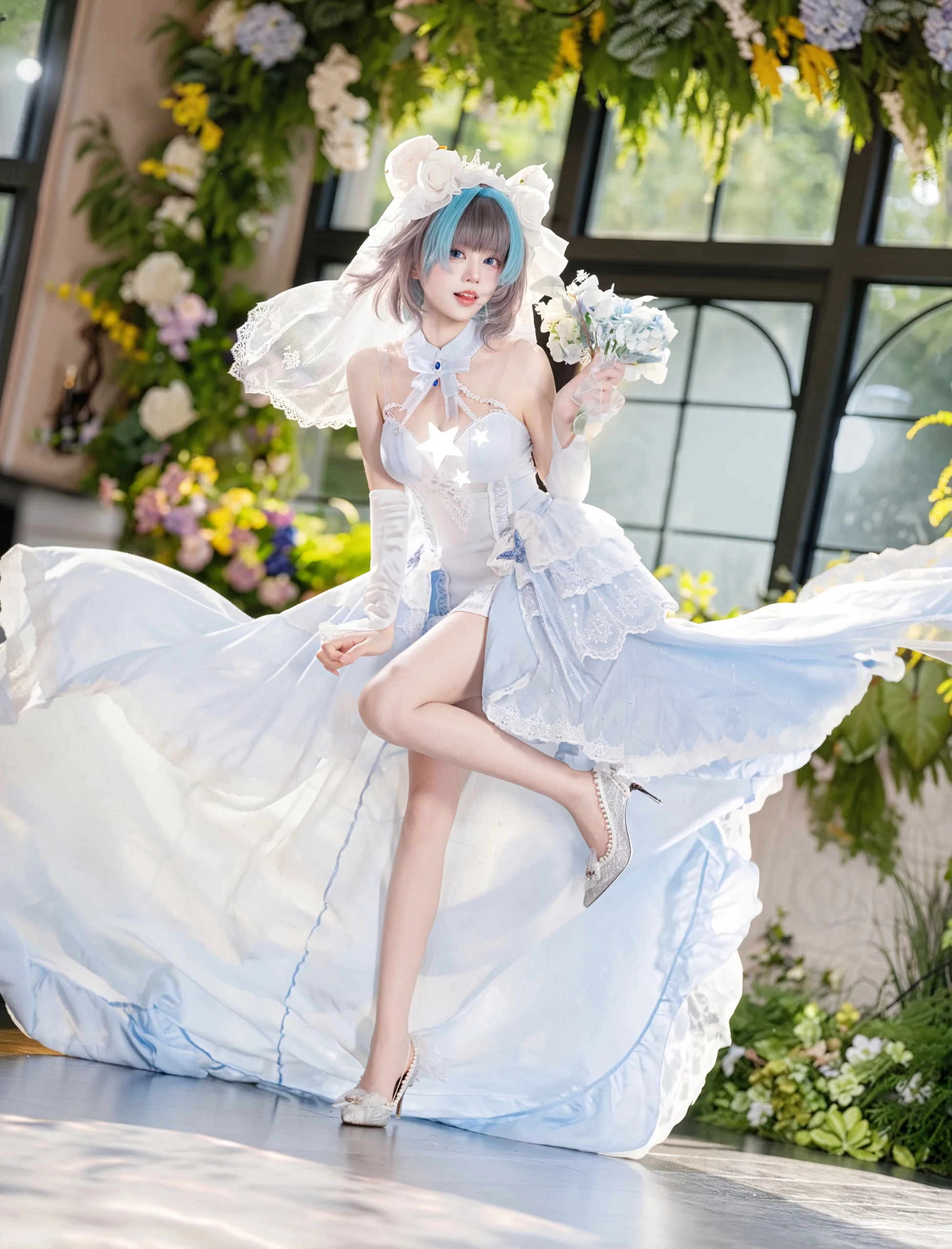 【柴郡cos】碧蓝航线里的梦幻花嫁时刻 - 第 3 张