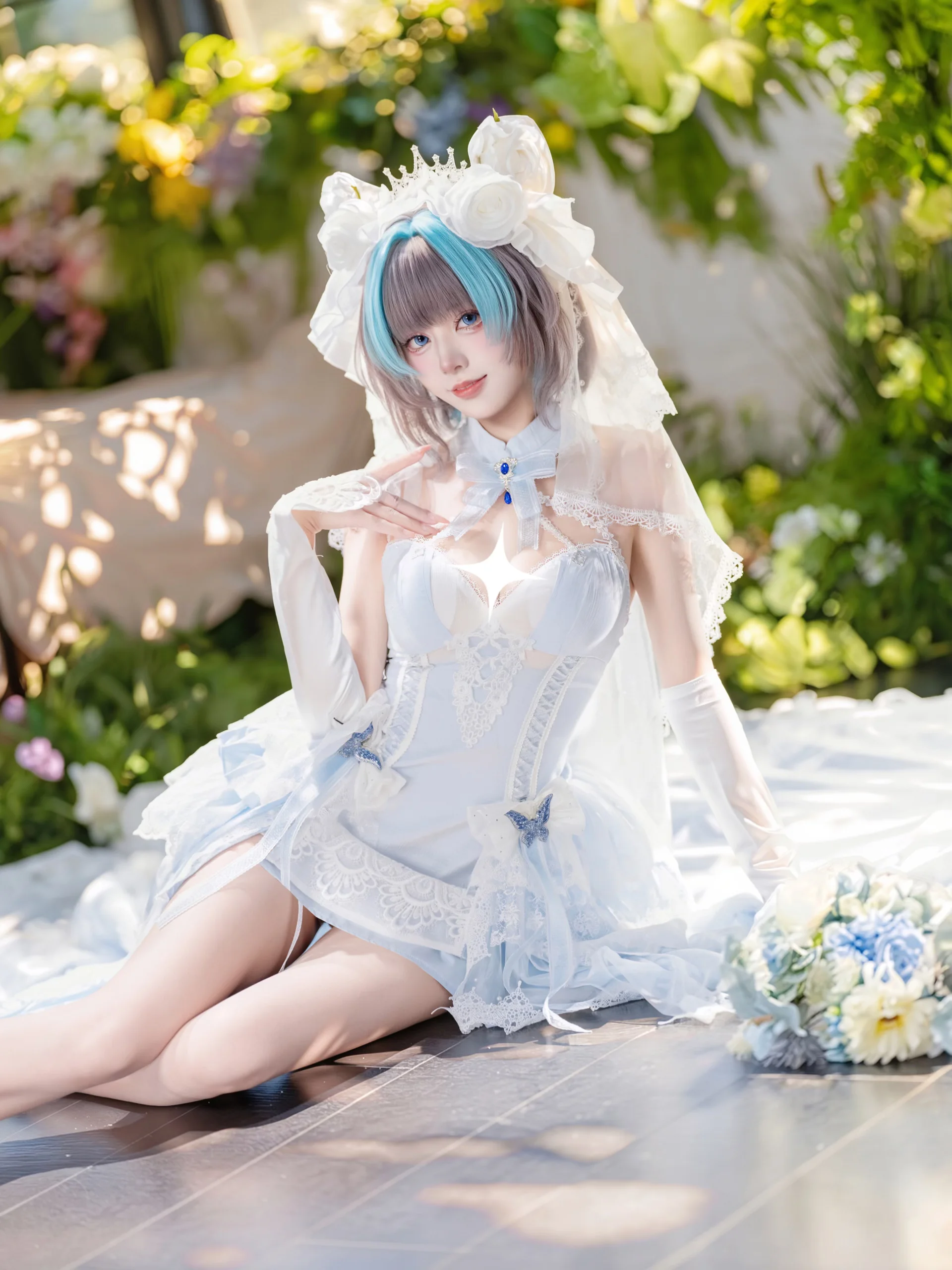 【柴郡cos】碧蓝航线里的梦幻花嫁时刻 - 第 5 张