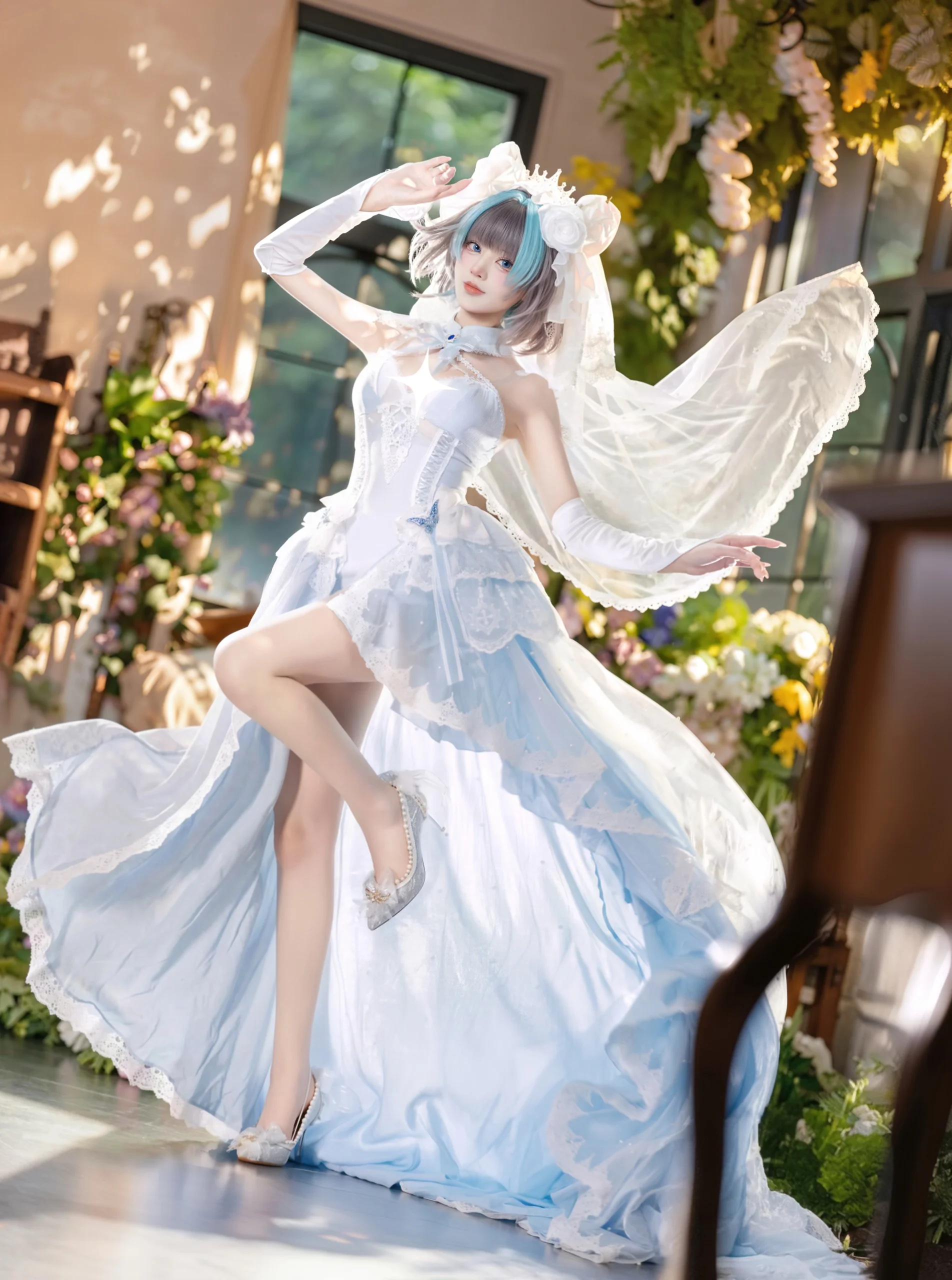 【柴郡cos】碧蓝航线里的梦幻花嫁时刻 - 第 6 张