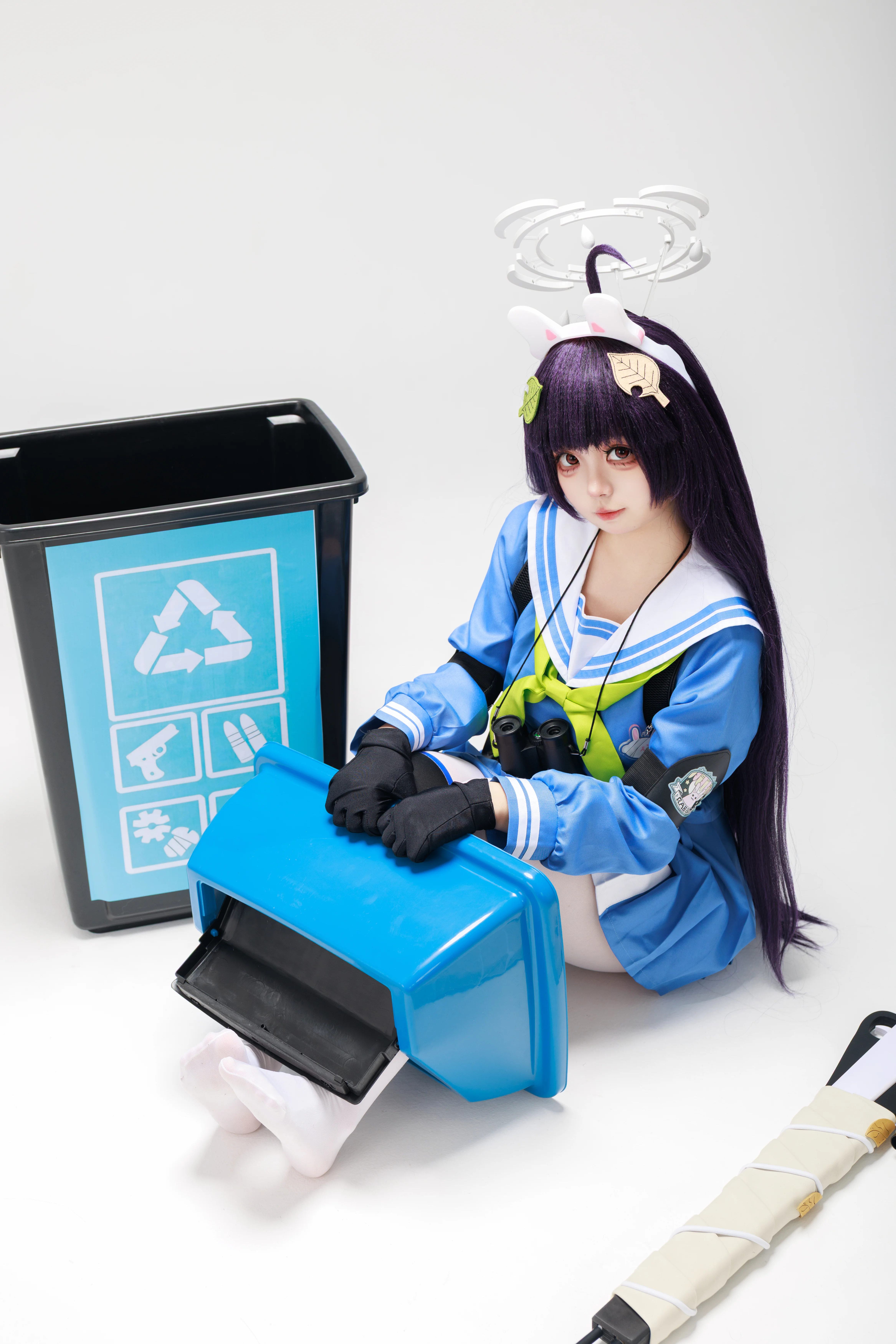 【霞泽美游cos】蔚蓝档案 垃圾兔的废弃资源回收日常