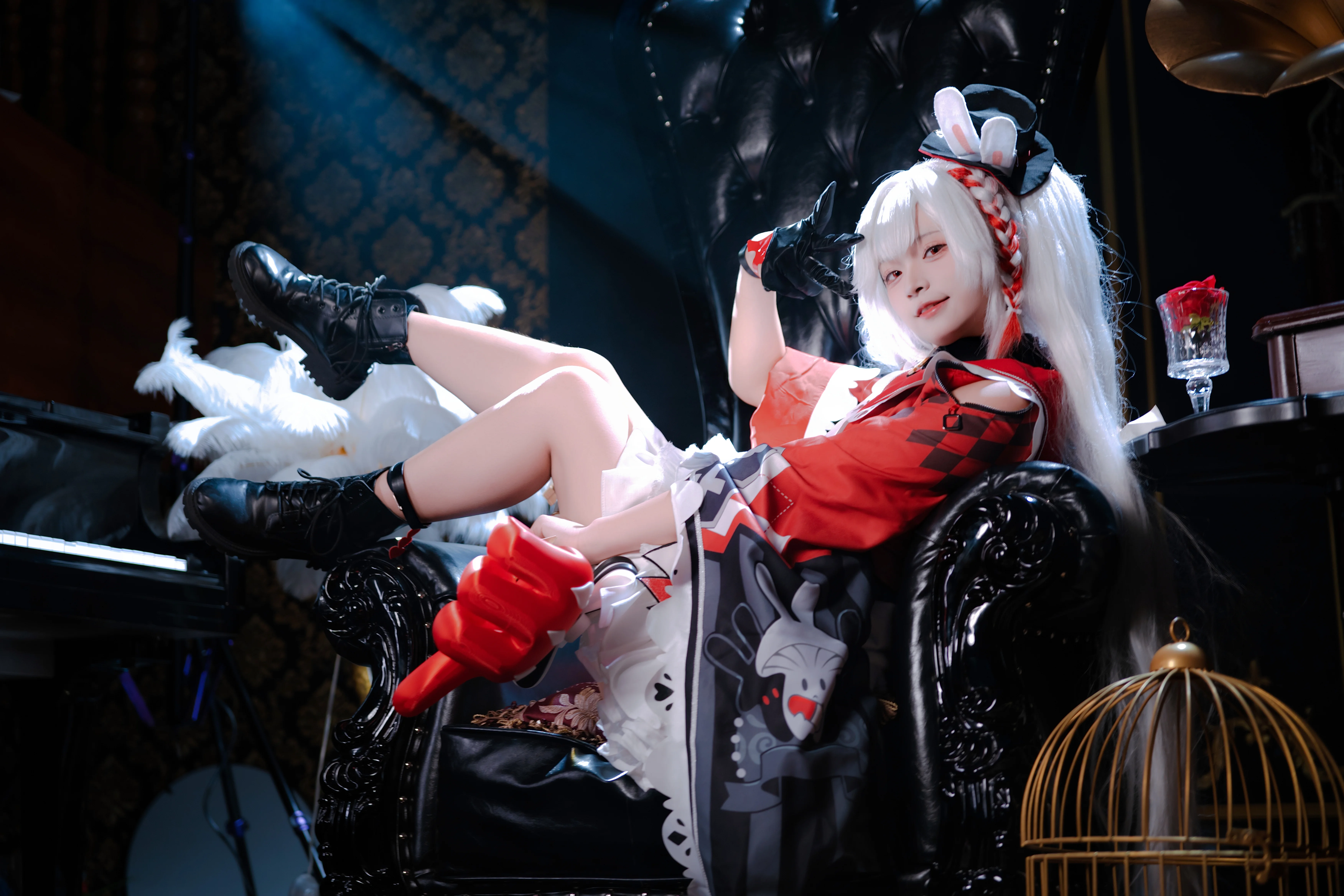 【火花cos】崩坏星穹铁道里的捣蛋鬼，红白配色真的太显眼