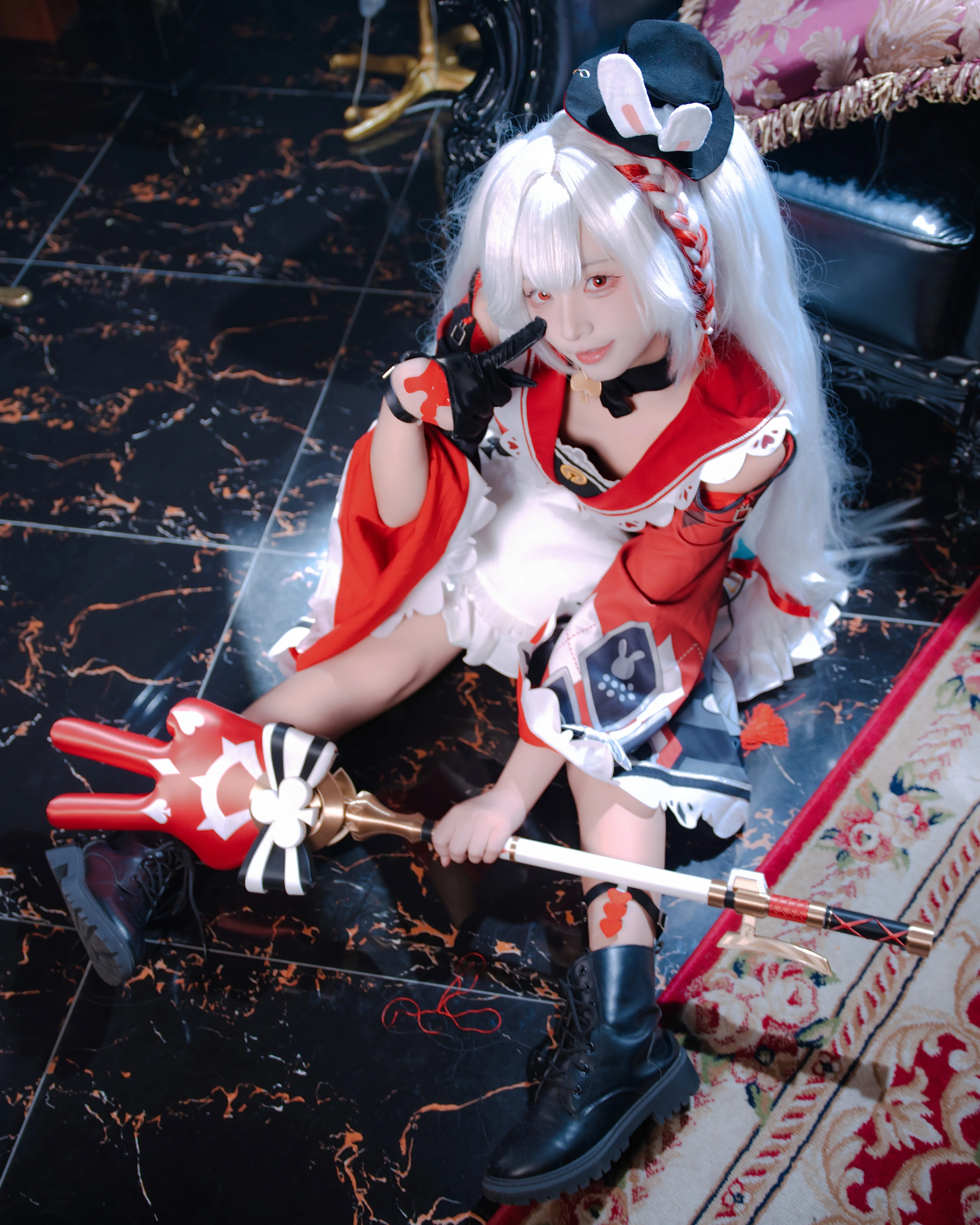 【火花cos】崩坏星穹铁道里的捣蛋鬼，红白配色真的太显眼 - 第 3 张