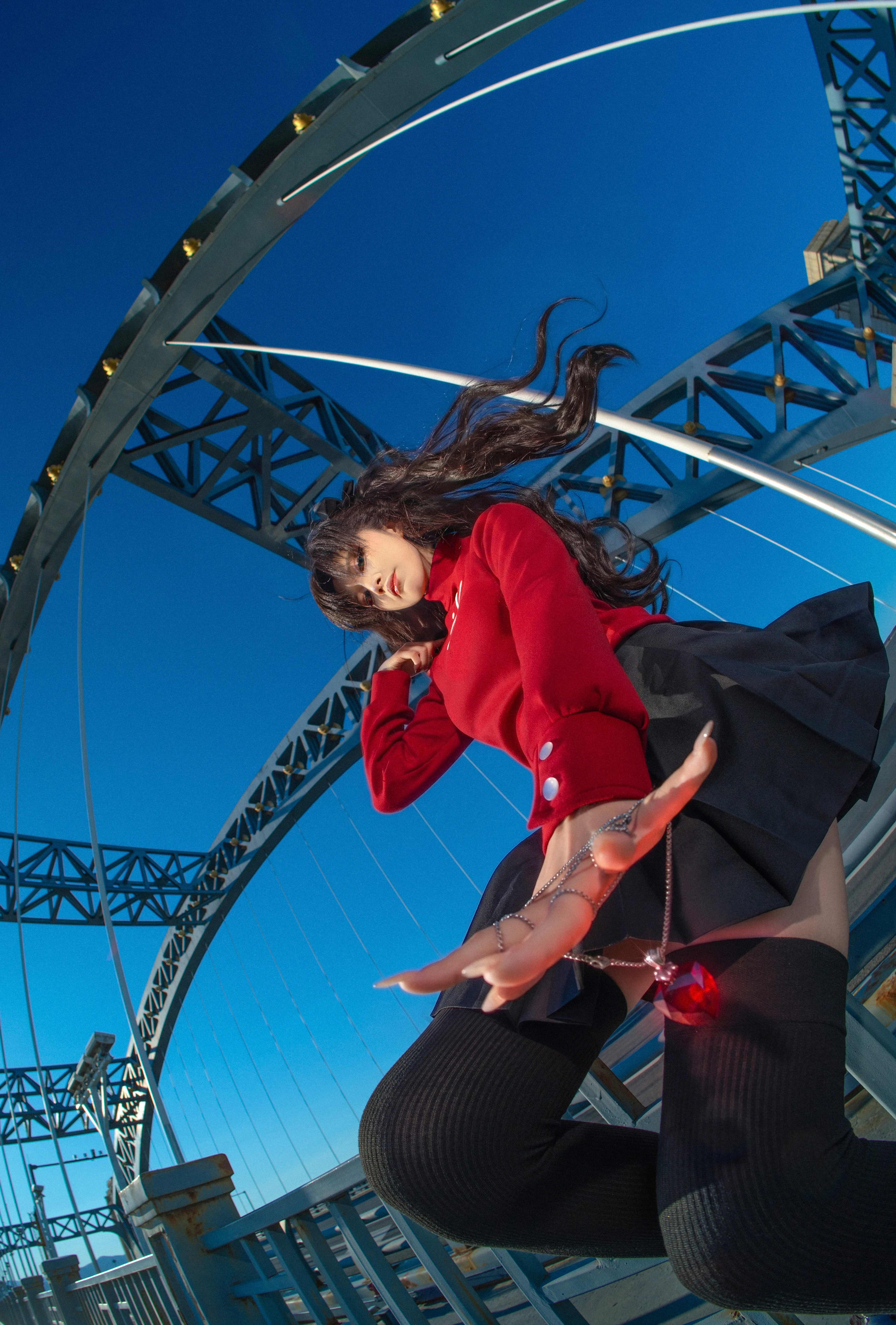 【遠坂凛 コスプレ】Fate/stay nightのルビースプラッシュ、この橋の上の風は私をよく分かっている