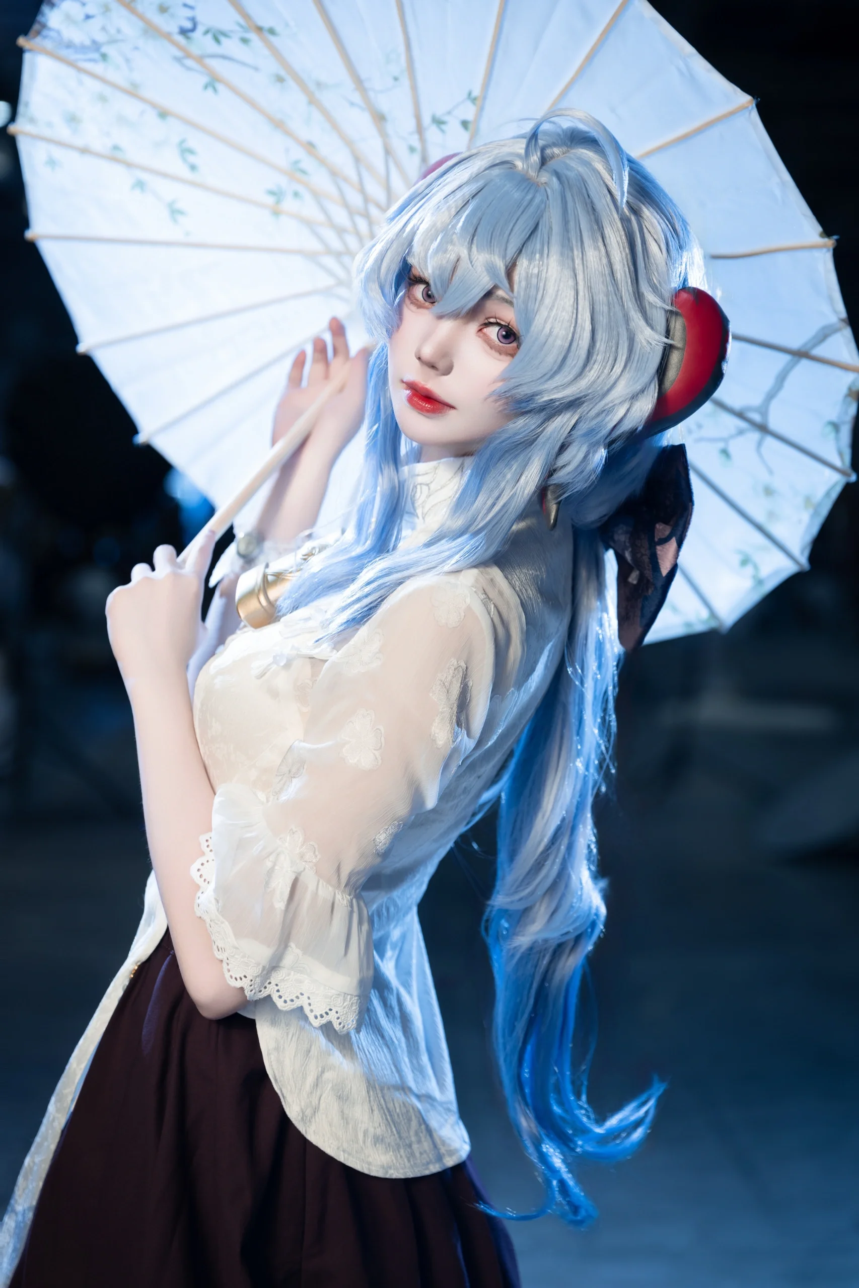 【甘雨cos】烟雨蒙蒙，在喜茶的清甜中邂逅 - 第 3 张
