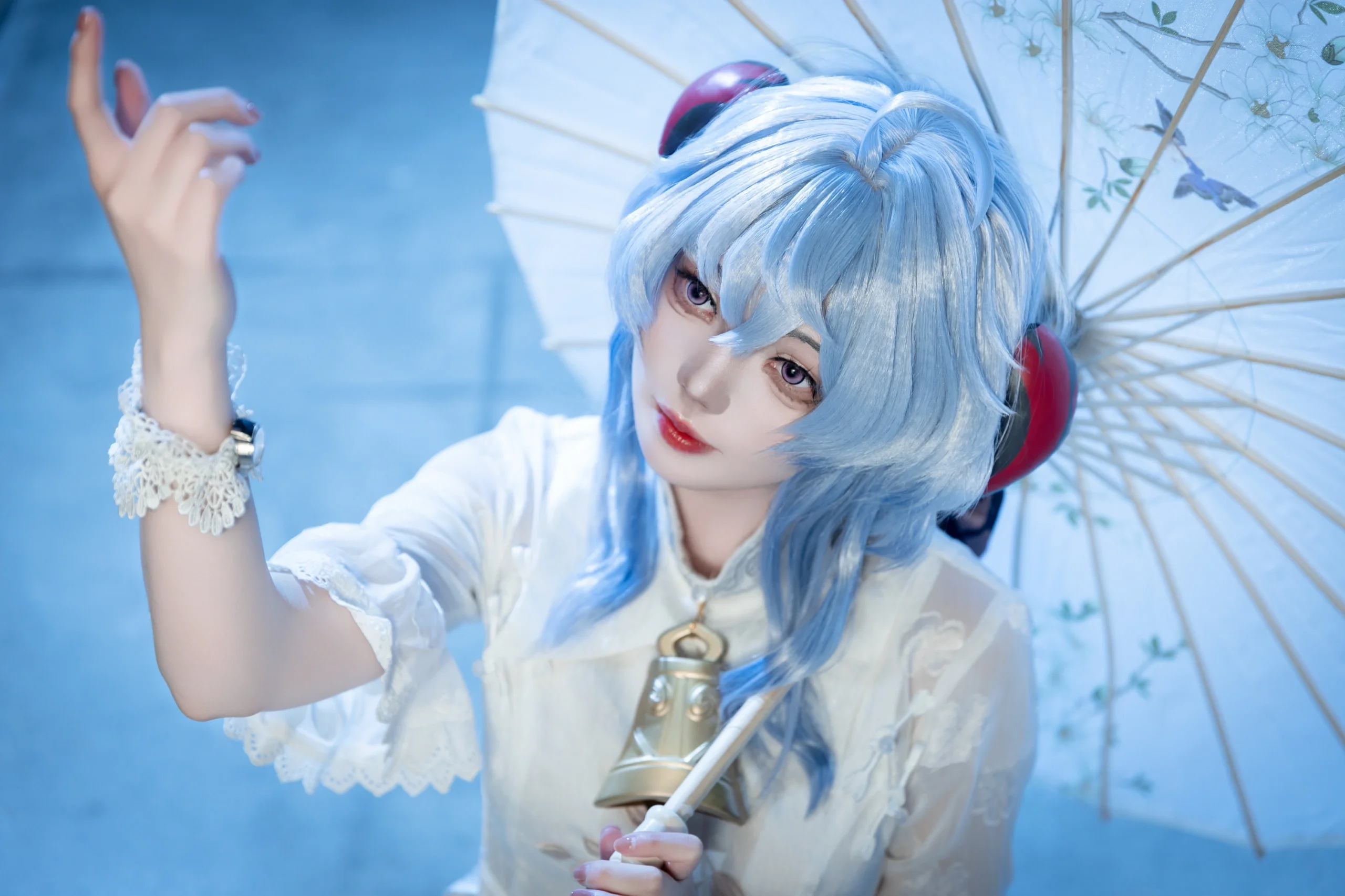 【甘雨cos】烟雨蒙蒙，在喜茶的清甜中邂逅 - 第 5 张
