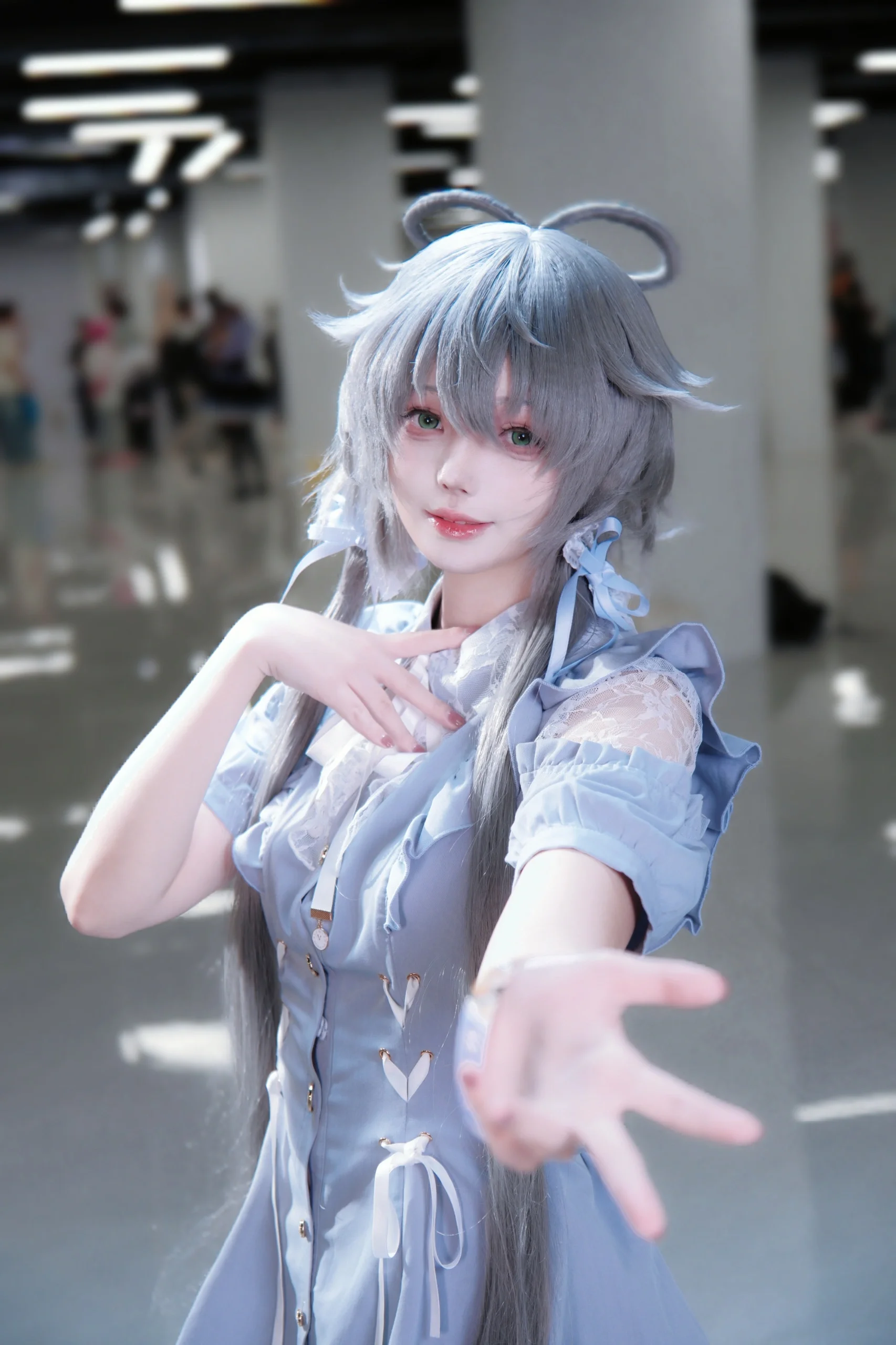 【洛天依cos】Vsinger线下展与漫展双打卡，自搭常服场照 - 第 4 张