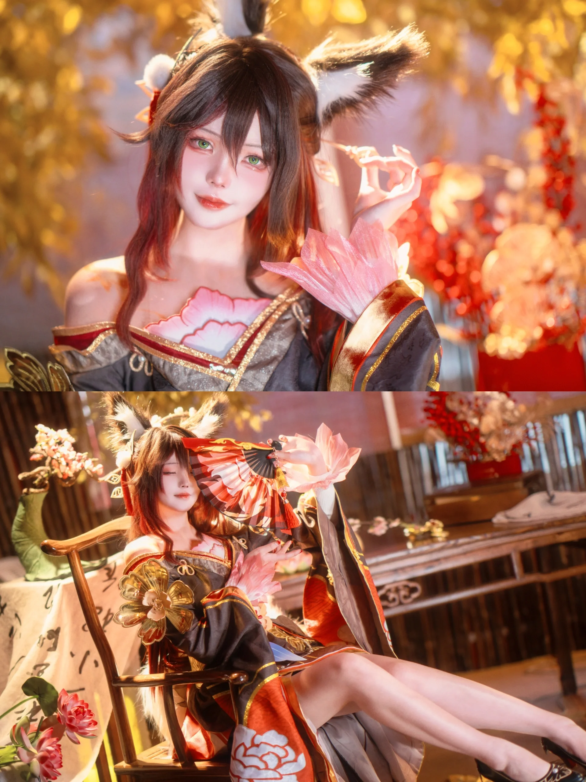 [Tingyun Fugue cosplay] Shifting Starlight, An Encounter with the Fox Immortal on a Lazy Afternoon - Image 2