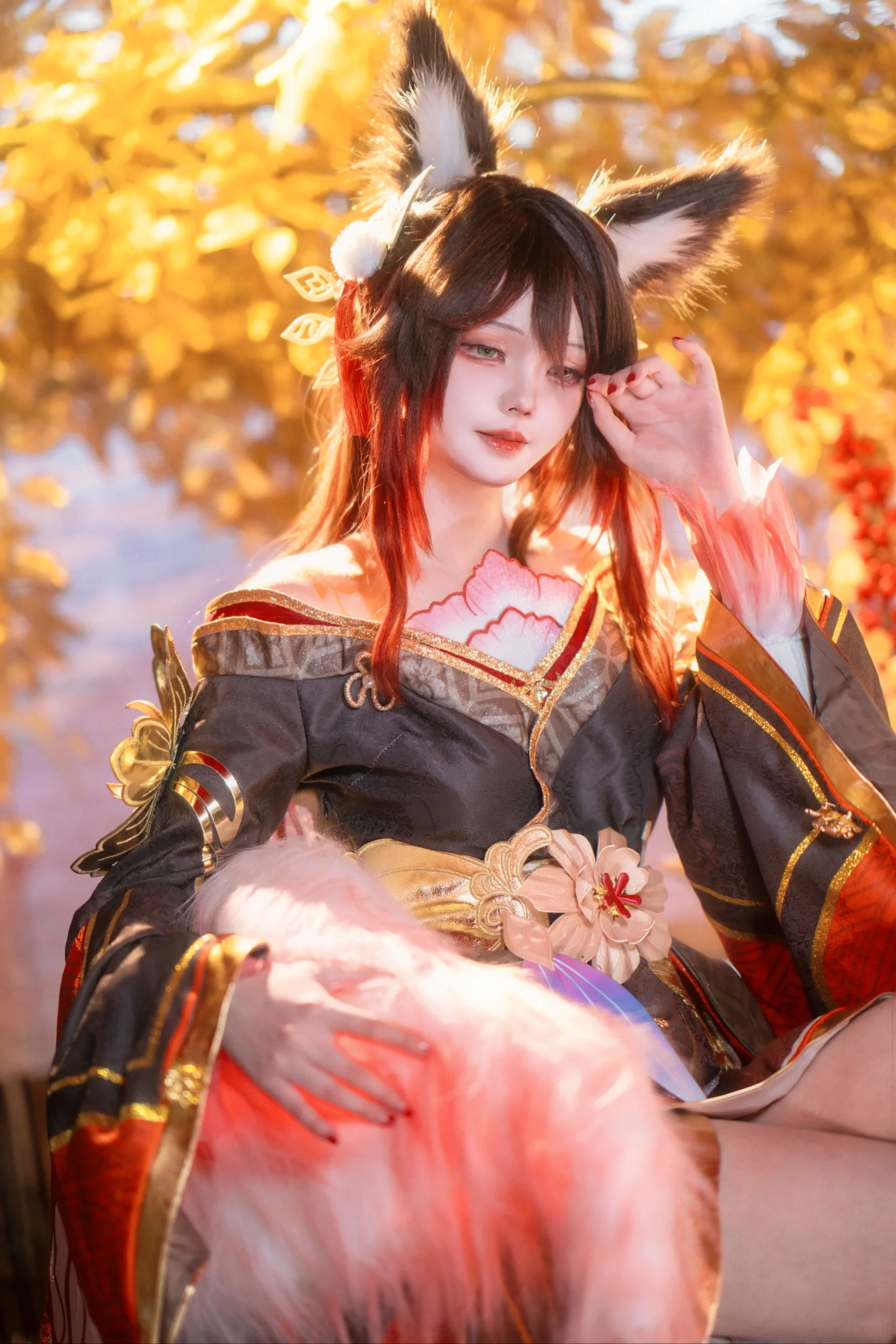 [Tingyun Fugue cosplay] Shifting Starlight, An Encounter with the Fox Immortal on a Lazy Afternoon - Image 4