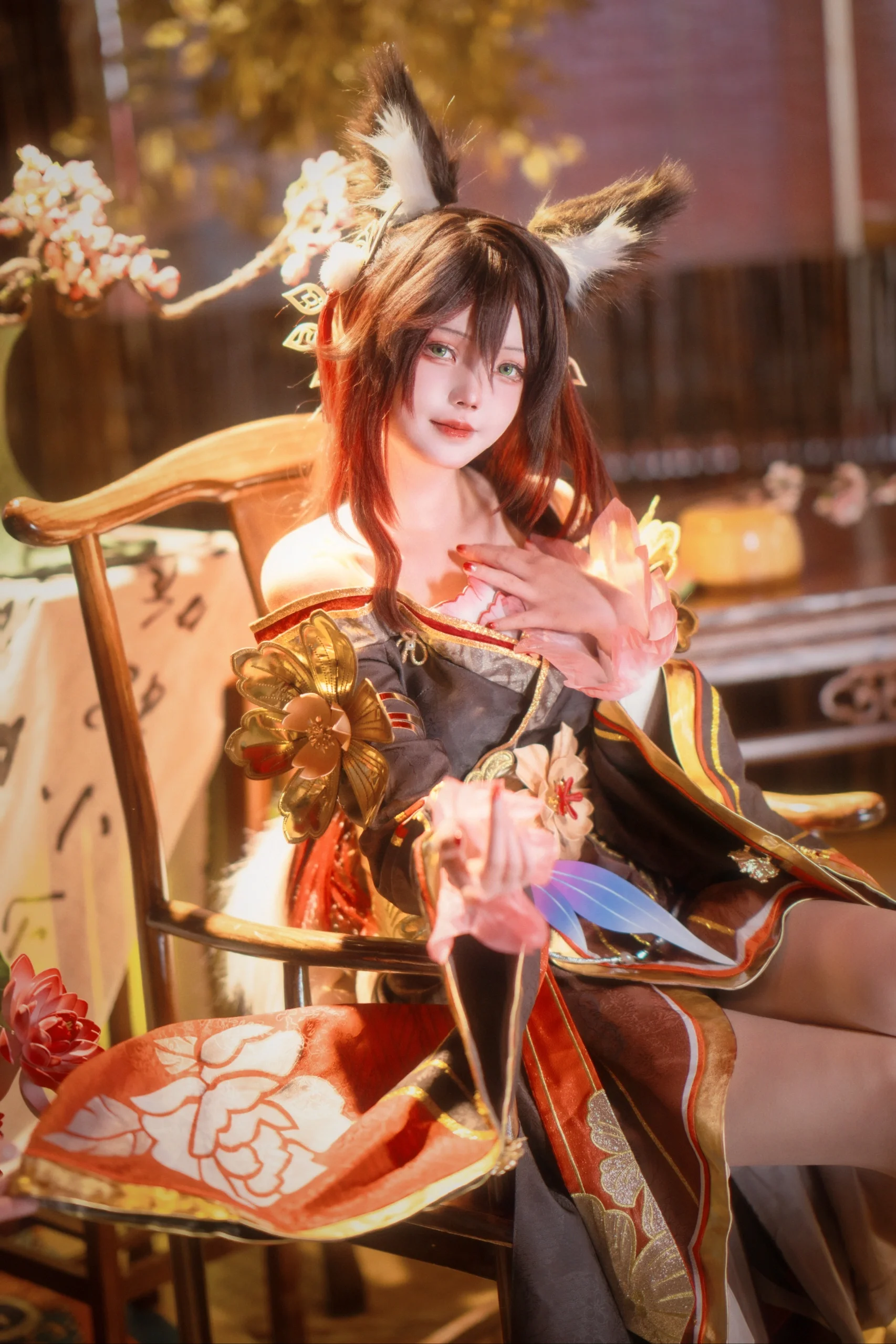 [Tingyun Fugue cosplay] Shifting Starlight, An Encounter with the Fox Immortal on a Lazy Afternoon - Image 6