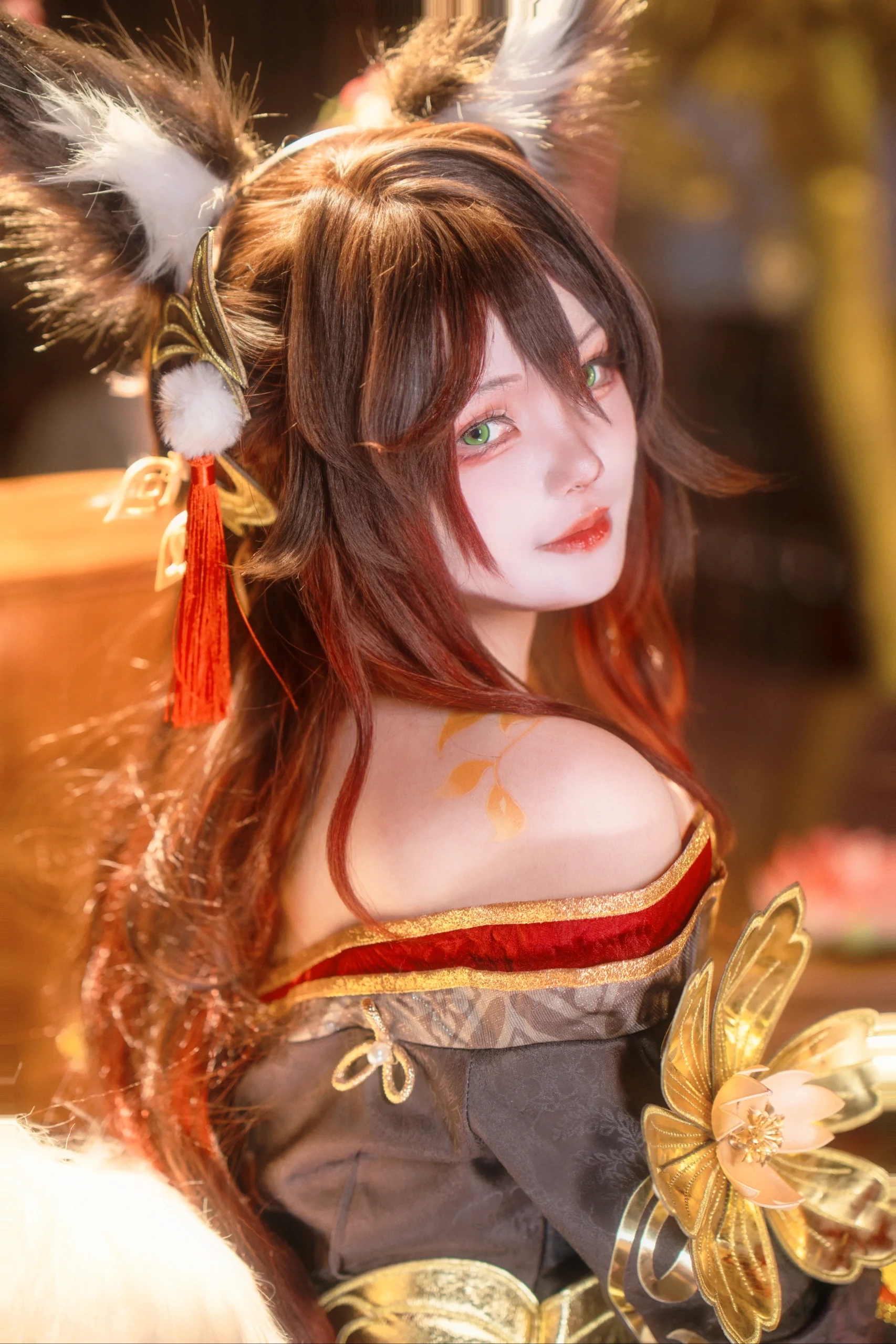 [Tingyun Fugue cosplay] Shifting Starlight, An Encounter with the Fox Immortal on a Lazy Afternoon - Image 7