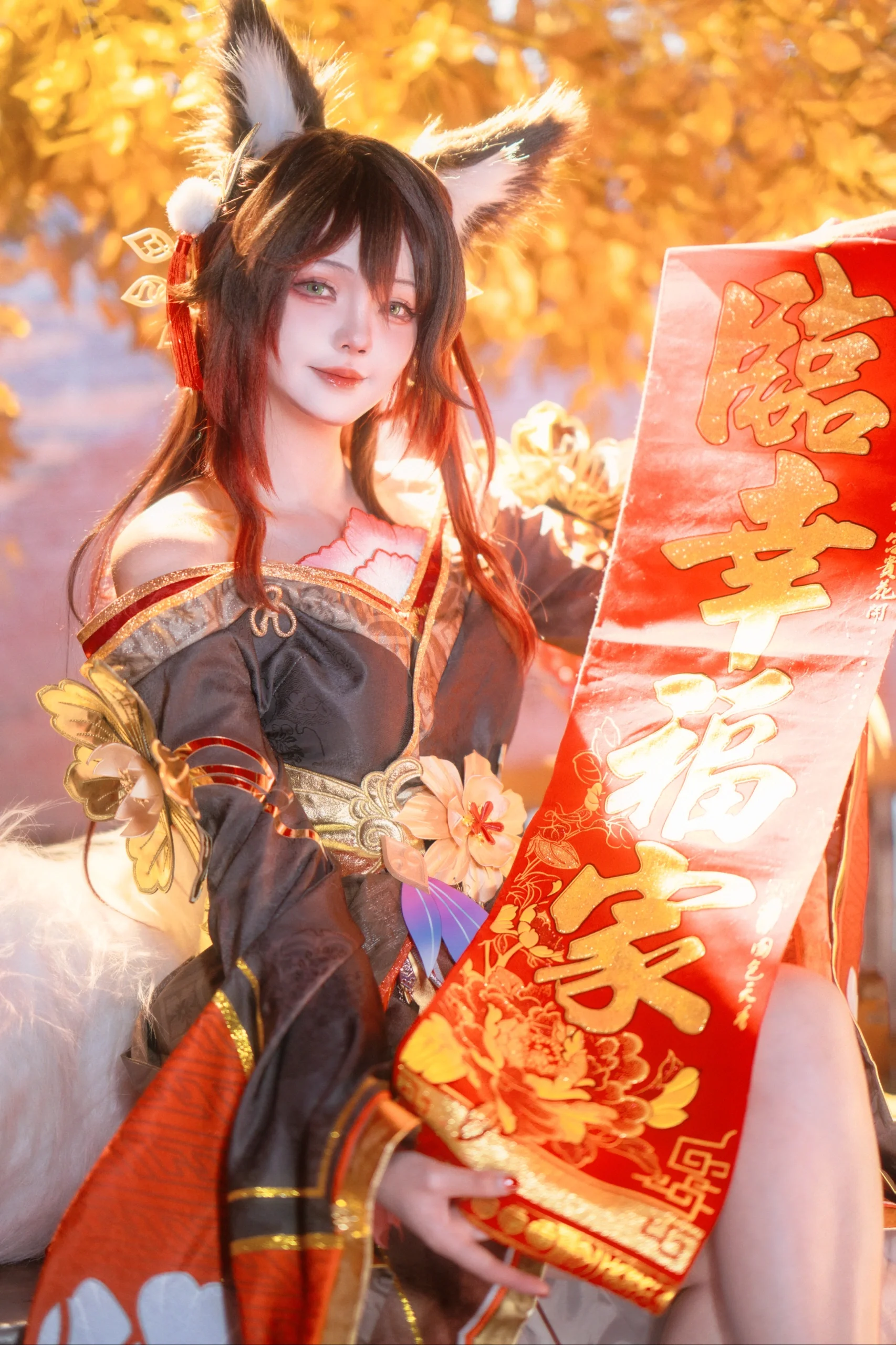 [Tingyun Fugue cosplay] Shifting Starlight, An Encounter with the Fox Immortal on a Lazy Afternoon - Image 8
