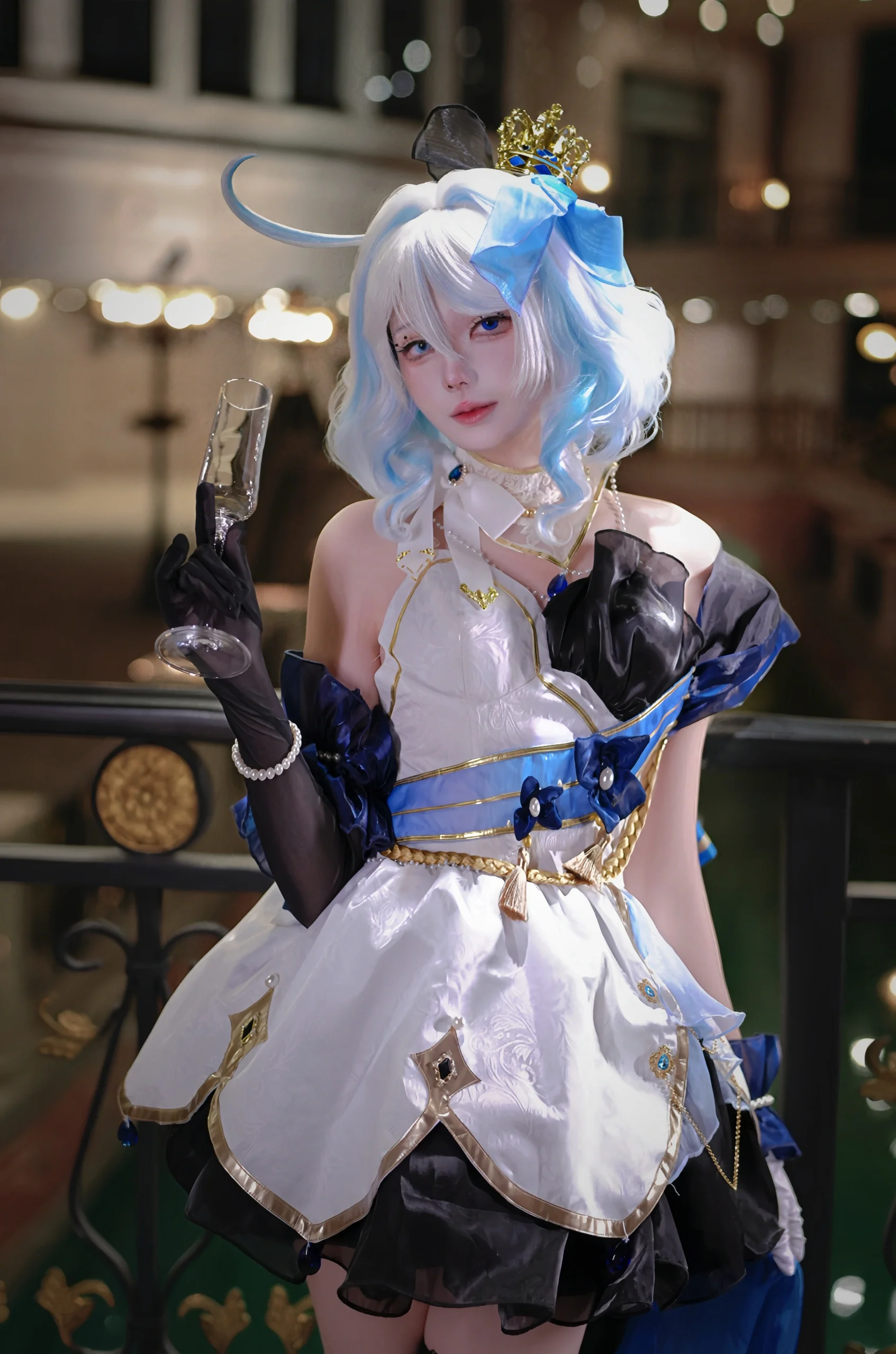 【芙宁娜cos】原神里的芙芙夜会晤