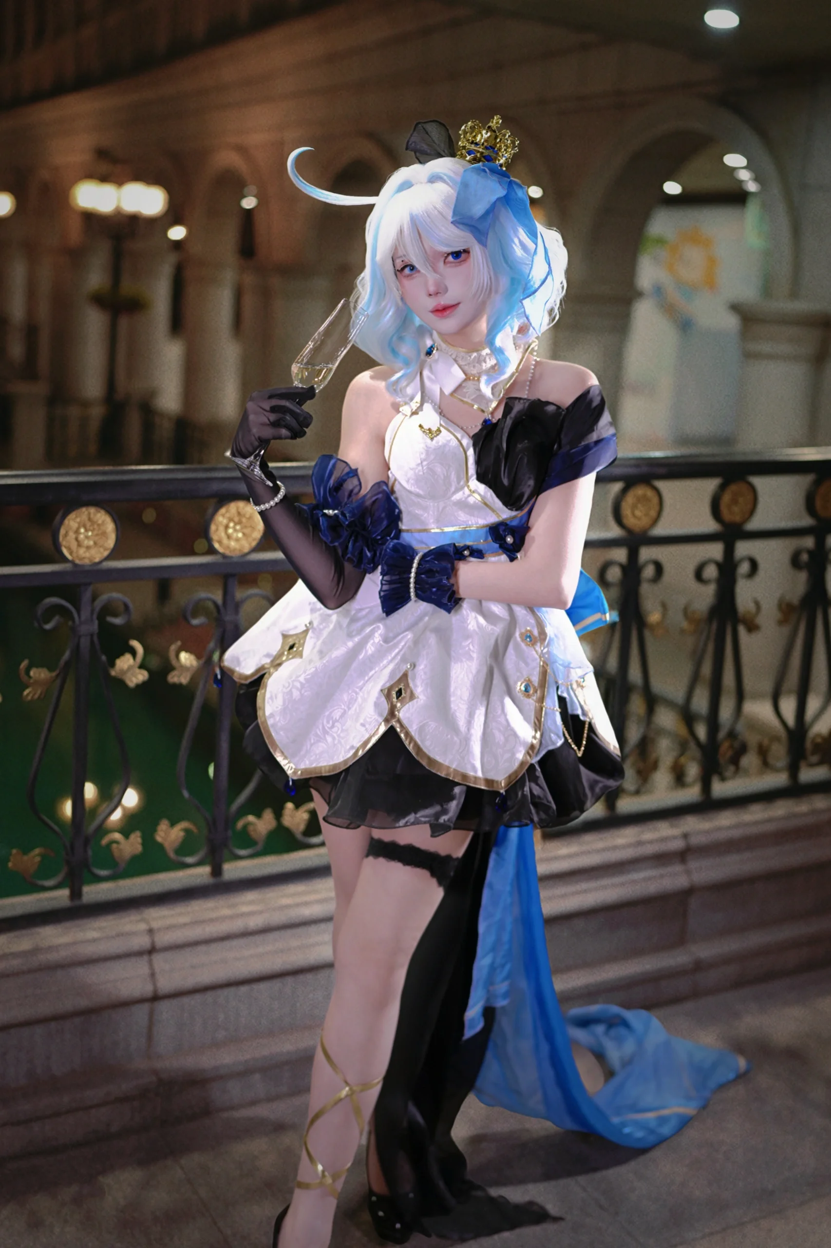【芙宁娜cos】原神里的芙芙夜会晤 - 第 6 张