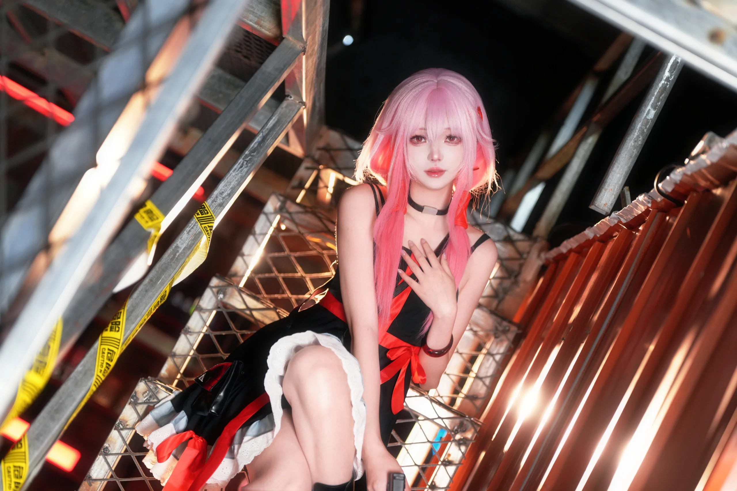 【楪いのり コスプレ】ギルティクラウンのピンクの歌姫、今日も没入感たっぷりの再現 - 9 枚目