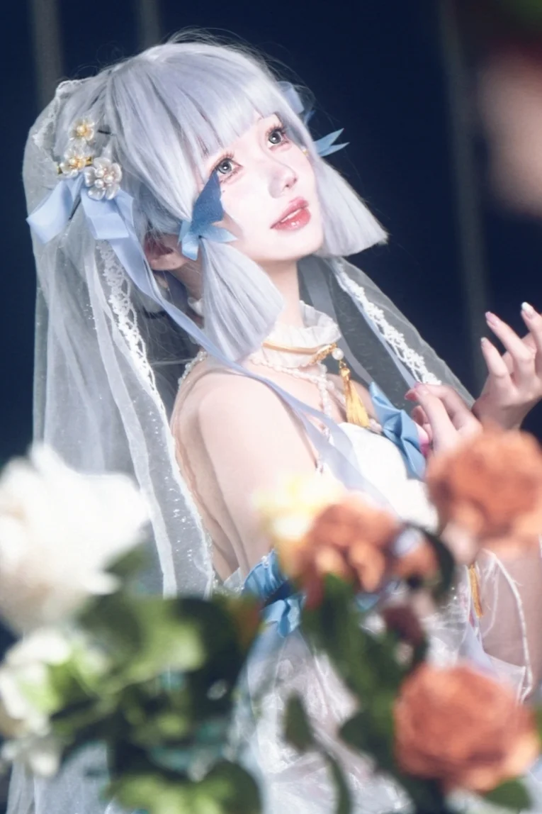 【神里绫华cos】原神花嫁风格造型的拍摄记录 - 第 1 张