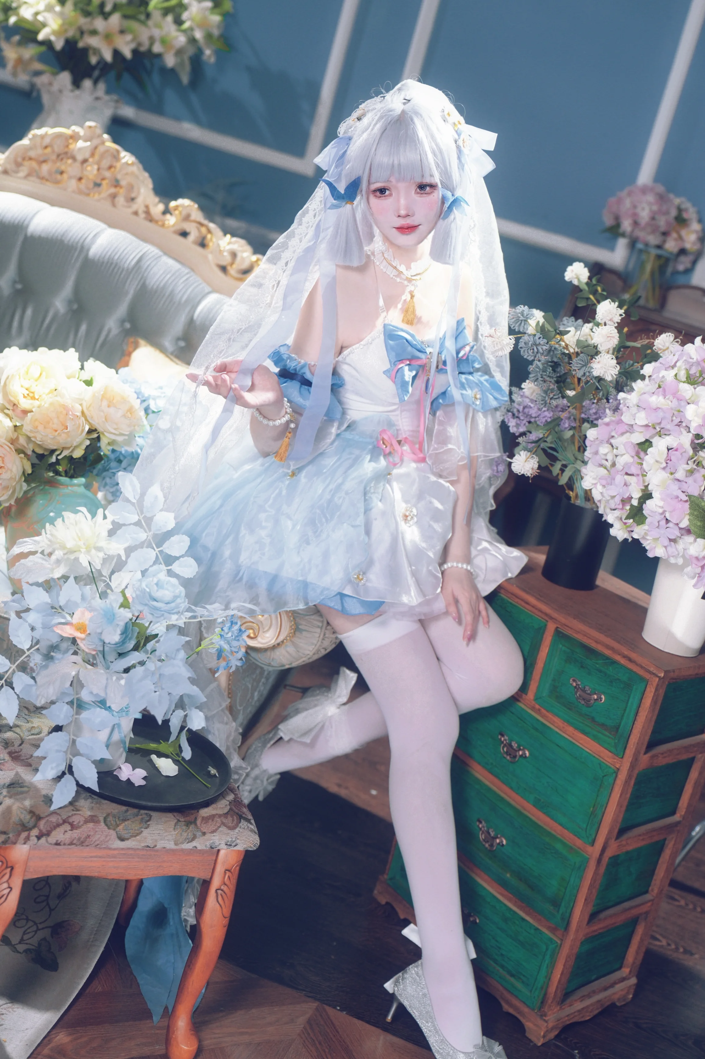 【神里绫华cos】原神花嫁风格造型的拍摄记录 - 第 2 张