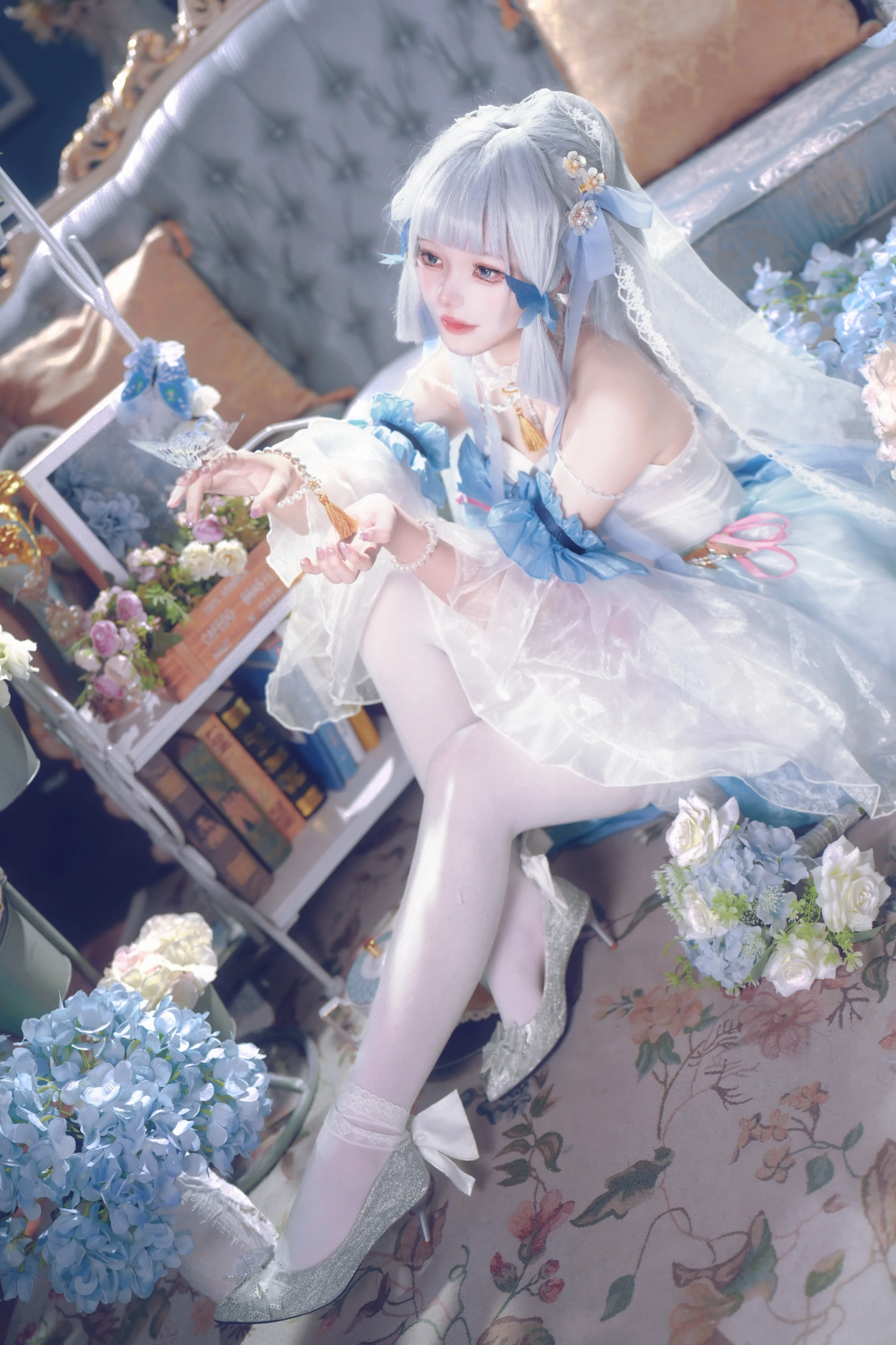 【神里绫华cos】原神花嫁风格造型的拍摄记录 - 第 3 张