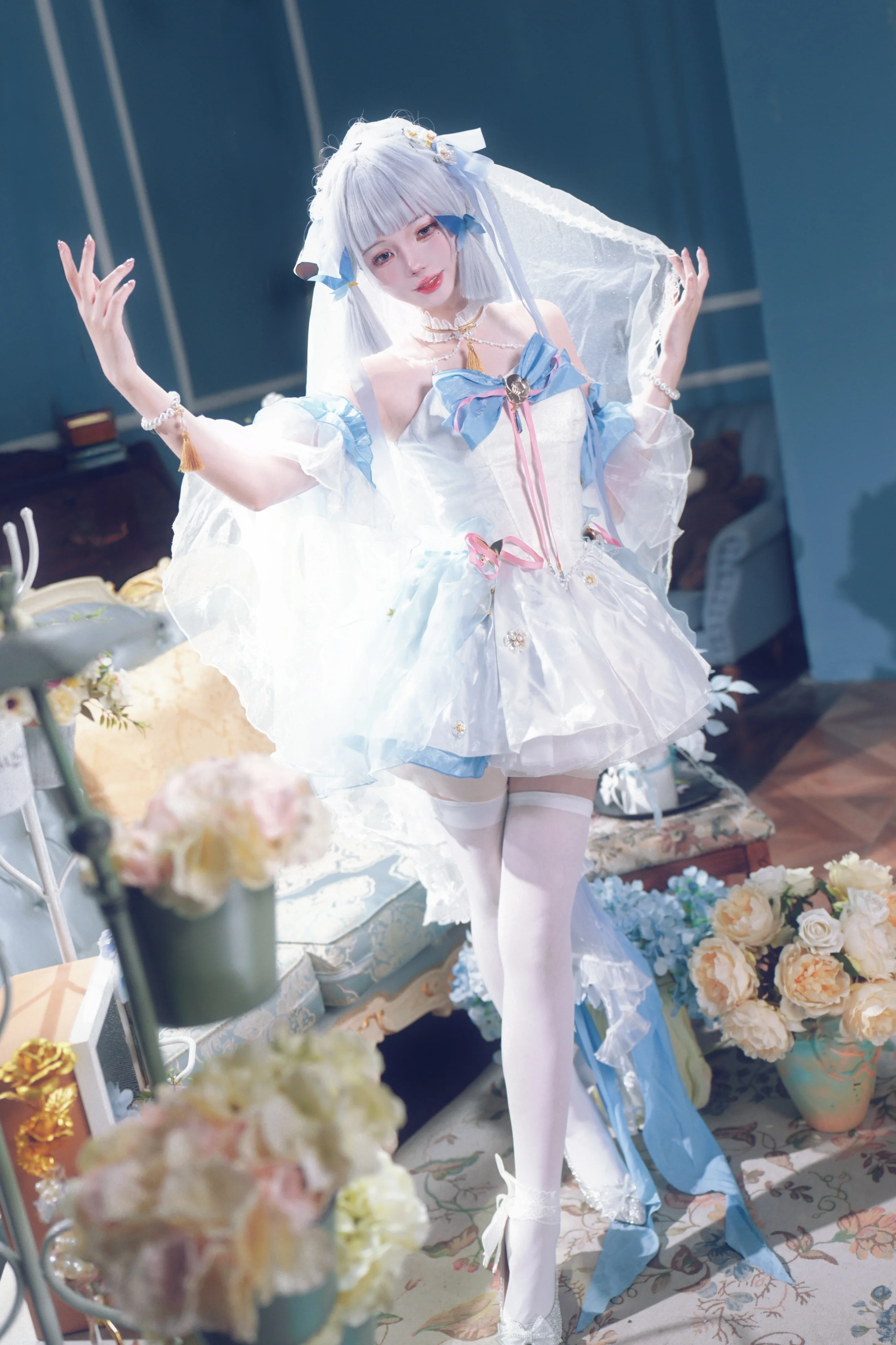 【神里绫华cos】原神花嫁风格造型的拍摄记录 - 第 4 张