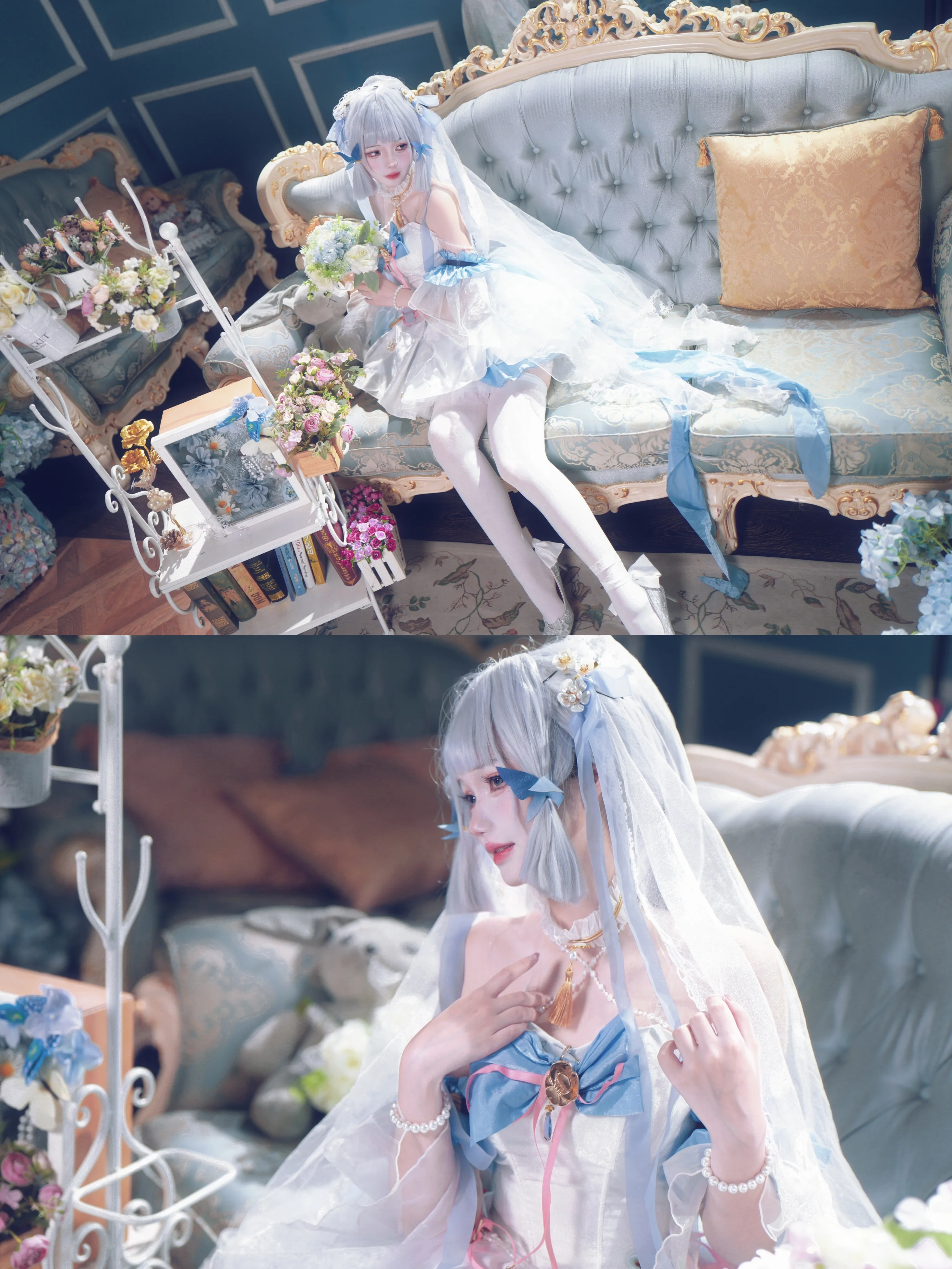 【神里绫华cos】原神花嫁风格造型的拍摄记录 - 第 7 张