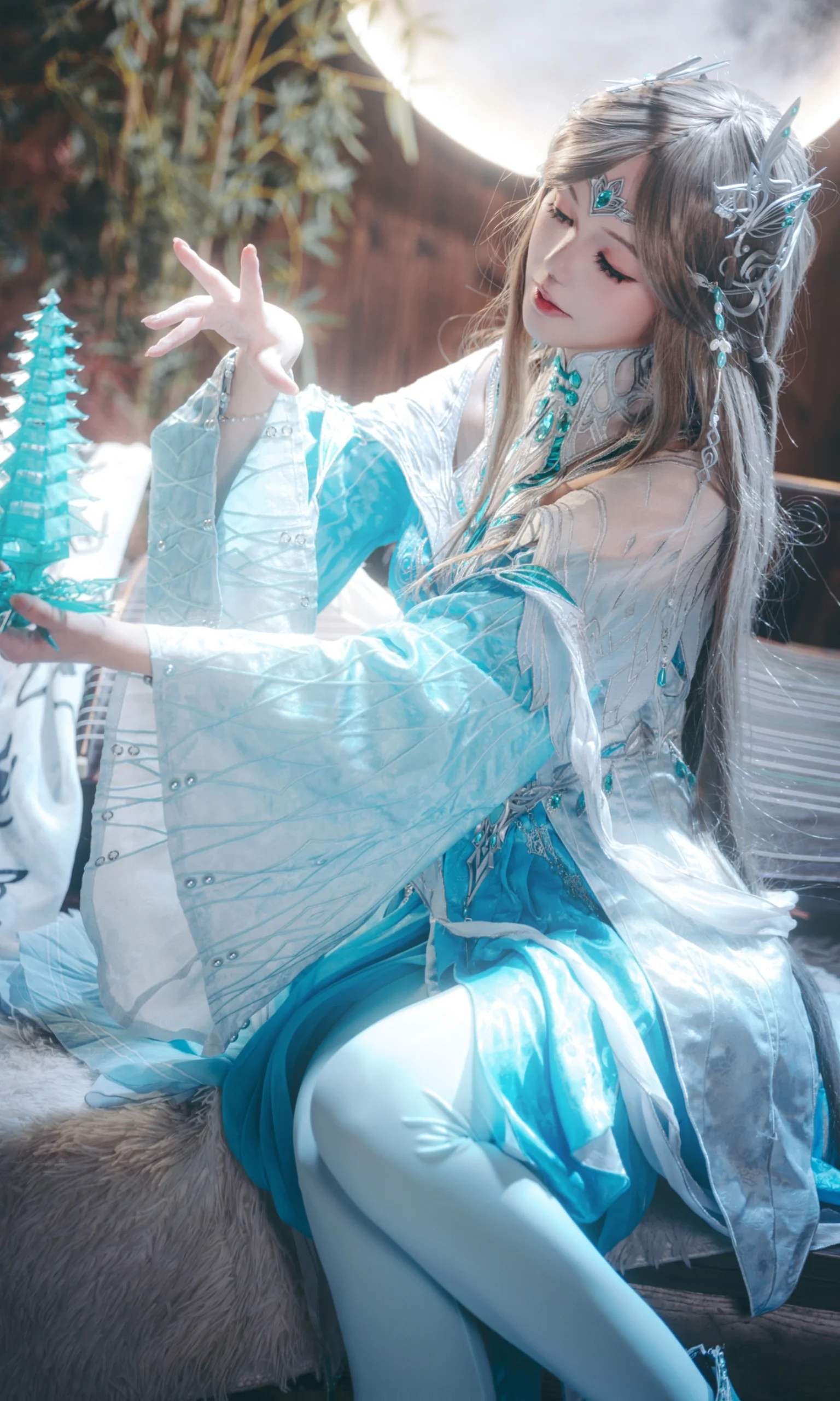 【宁荣荣cos】斗罗大陆里的九彩神女 - 第 3 张