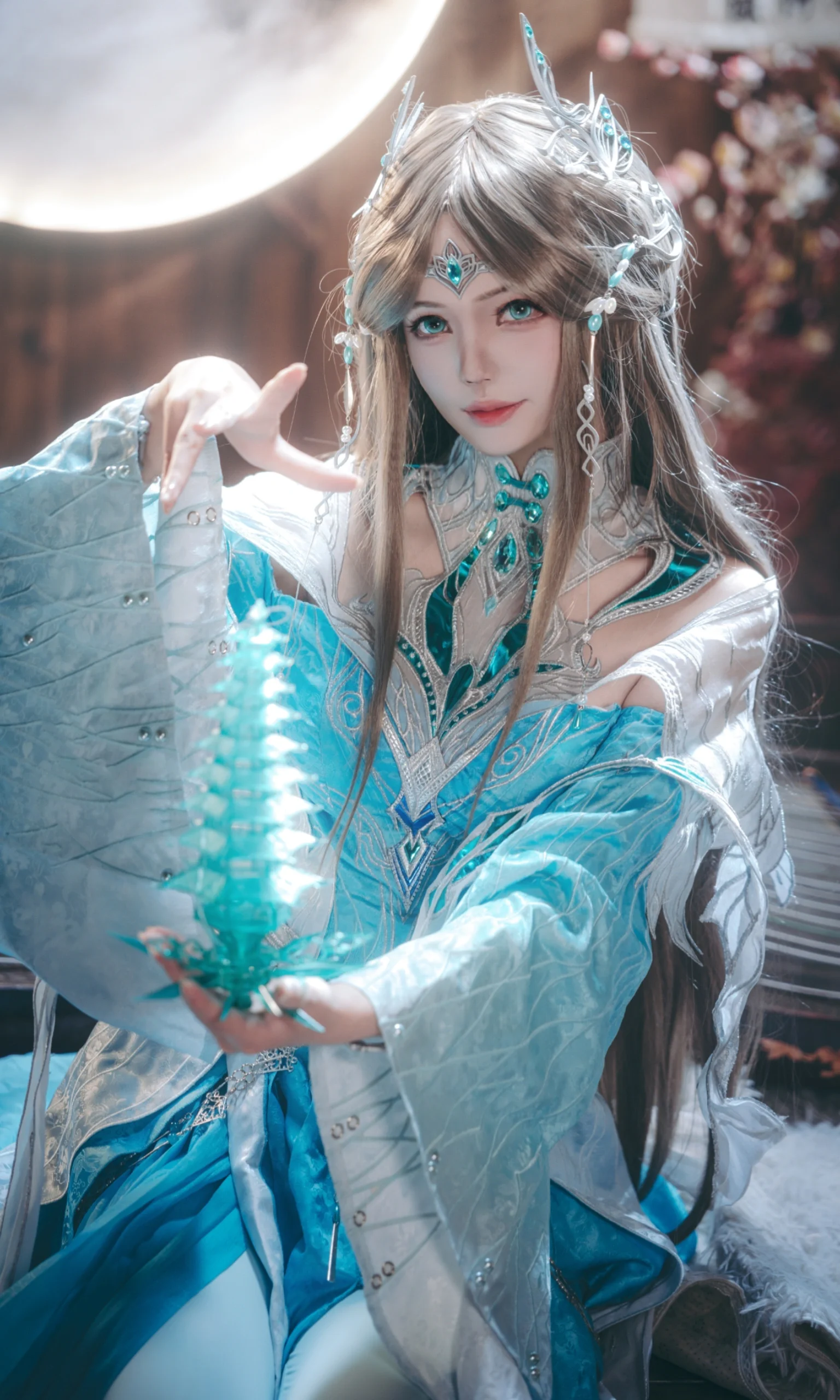 【宁荣荣cos】斗罗大陆里的九彩神女 - 第 5 张