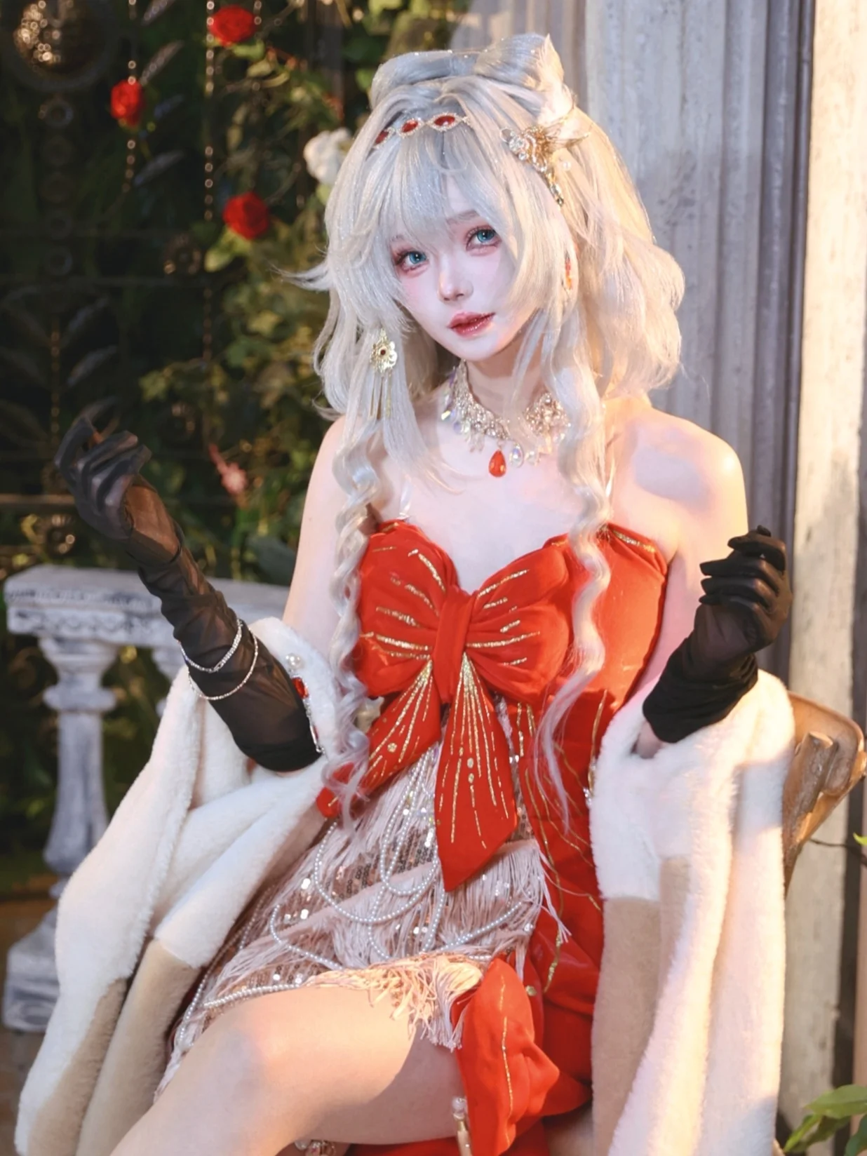 【洛天依 コスプレ】Vsingerトパーズ、一晩中徹夜したロマンとリアル - 1 枚目