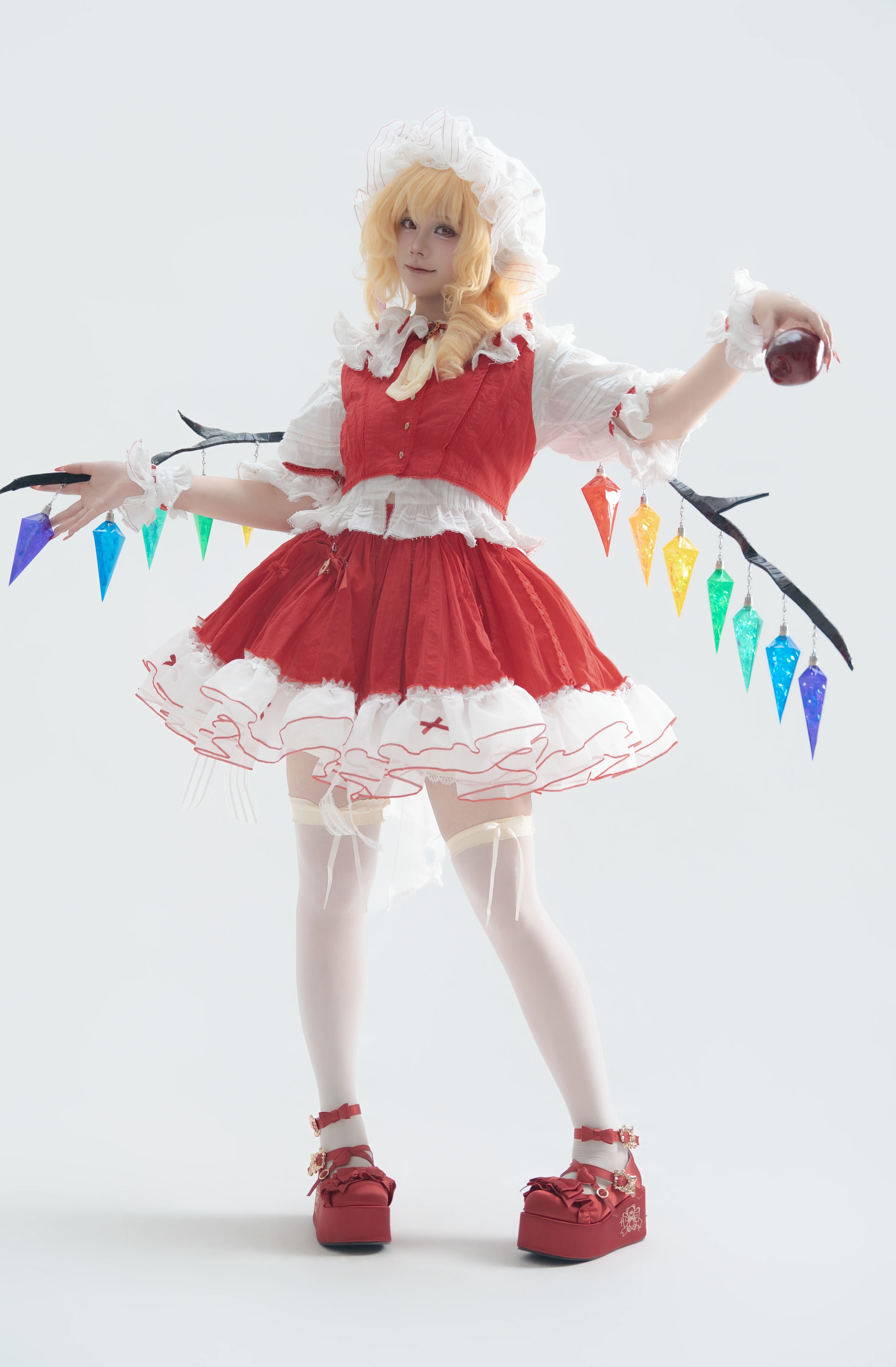 【芙蘭朵露斯卡雷特cos】紅魔館的惡魔之妹，七彩水晶與泰迪熊的日常 - 第 2 張