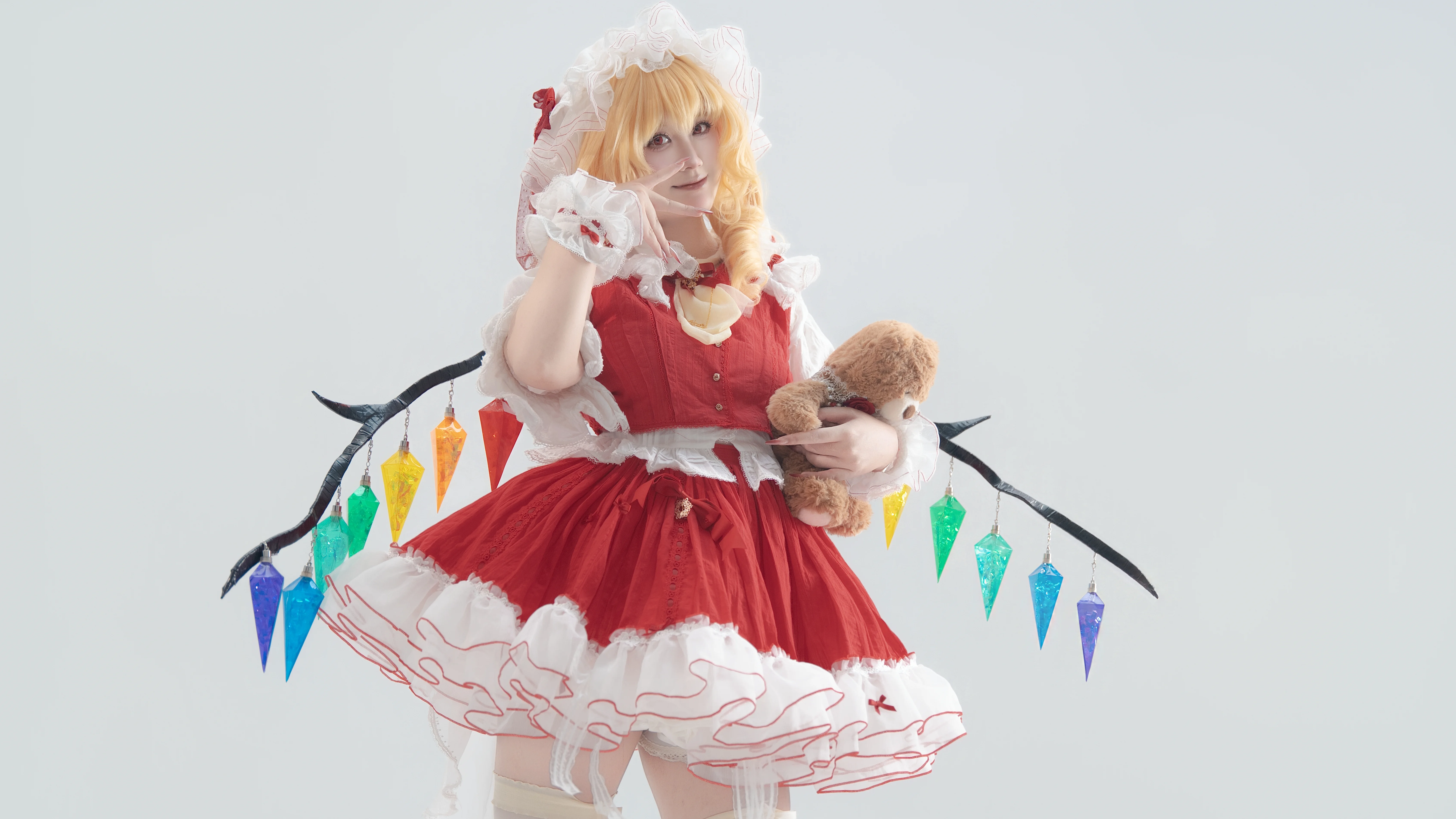 【芙蘭朵露斯卡雷特cos】紅魔館的惡魔之妹，七彩水晶與泰迪熊的日常 - 第 3 張